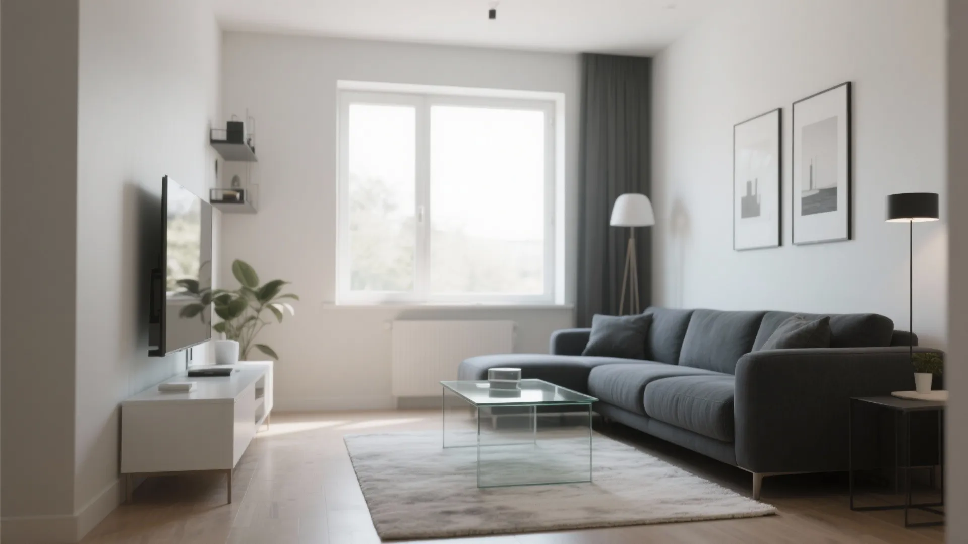 4. Glass Coffee Table for Openness