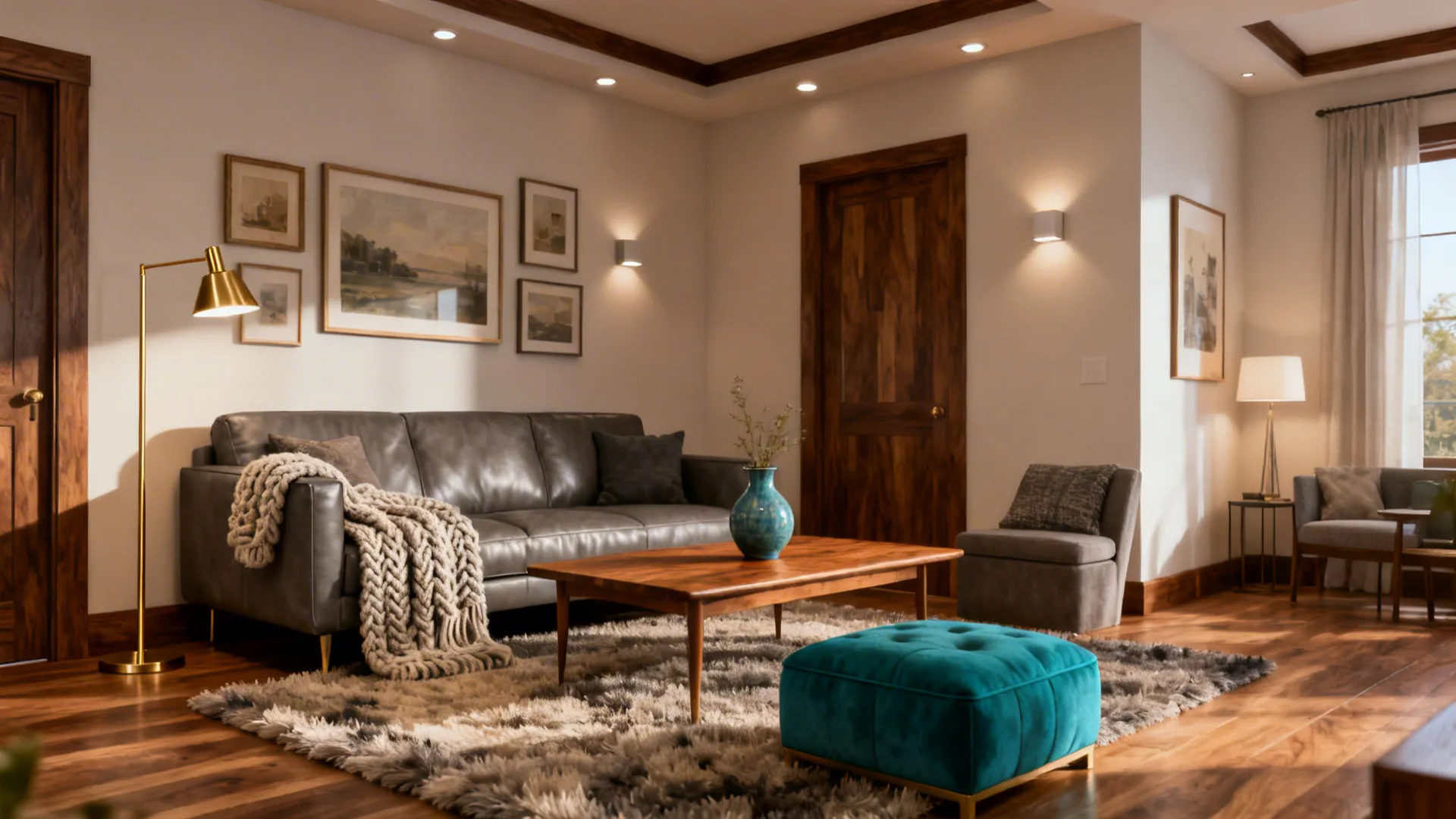 5 Living Room Ideas with a Grey Leather Sofa