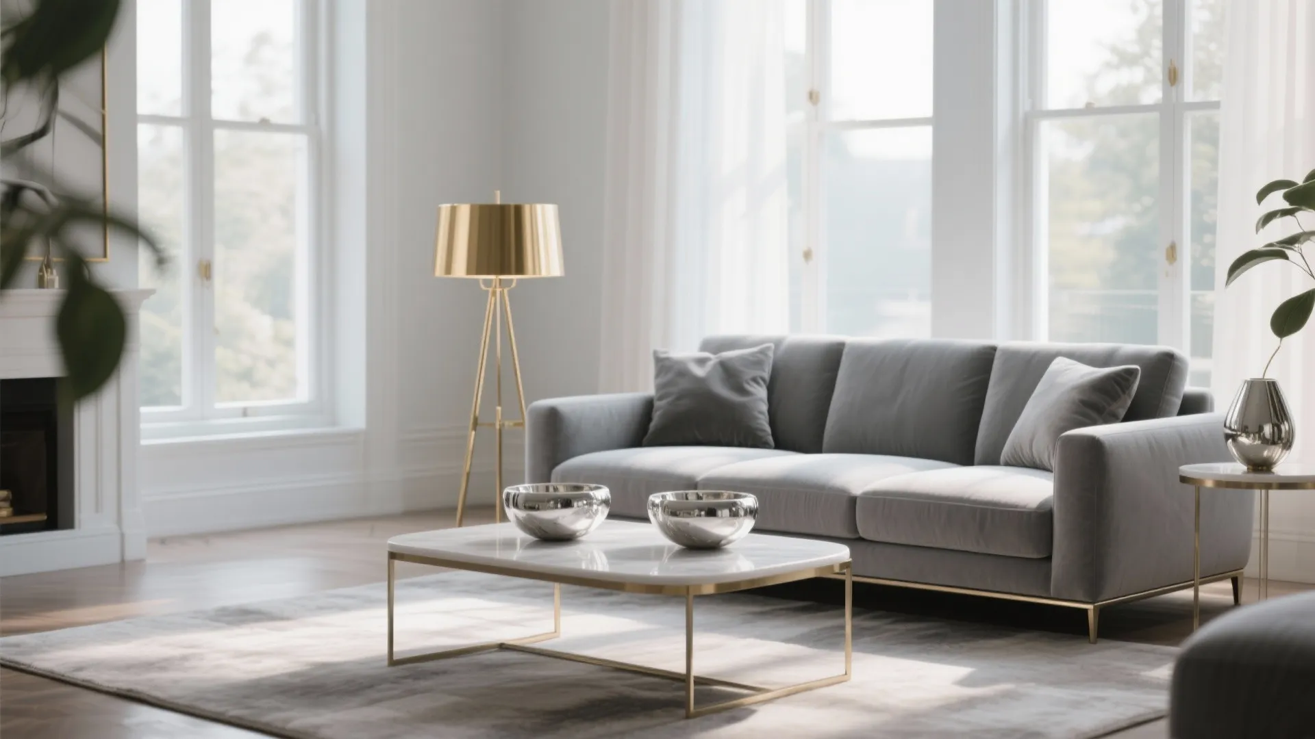 8. Metallic Touches for Glam