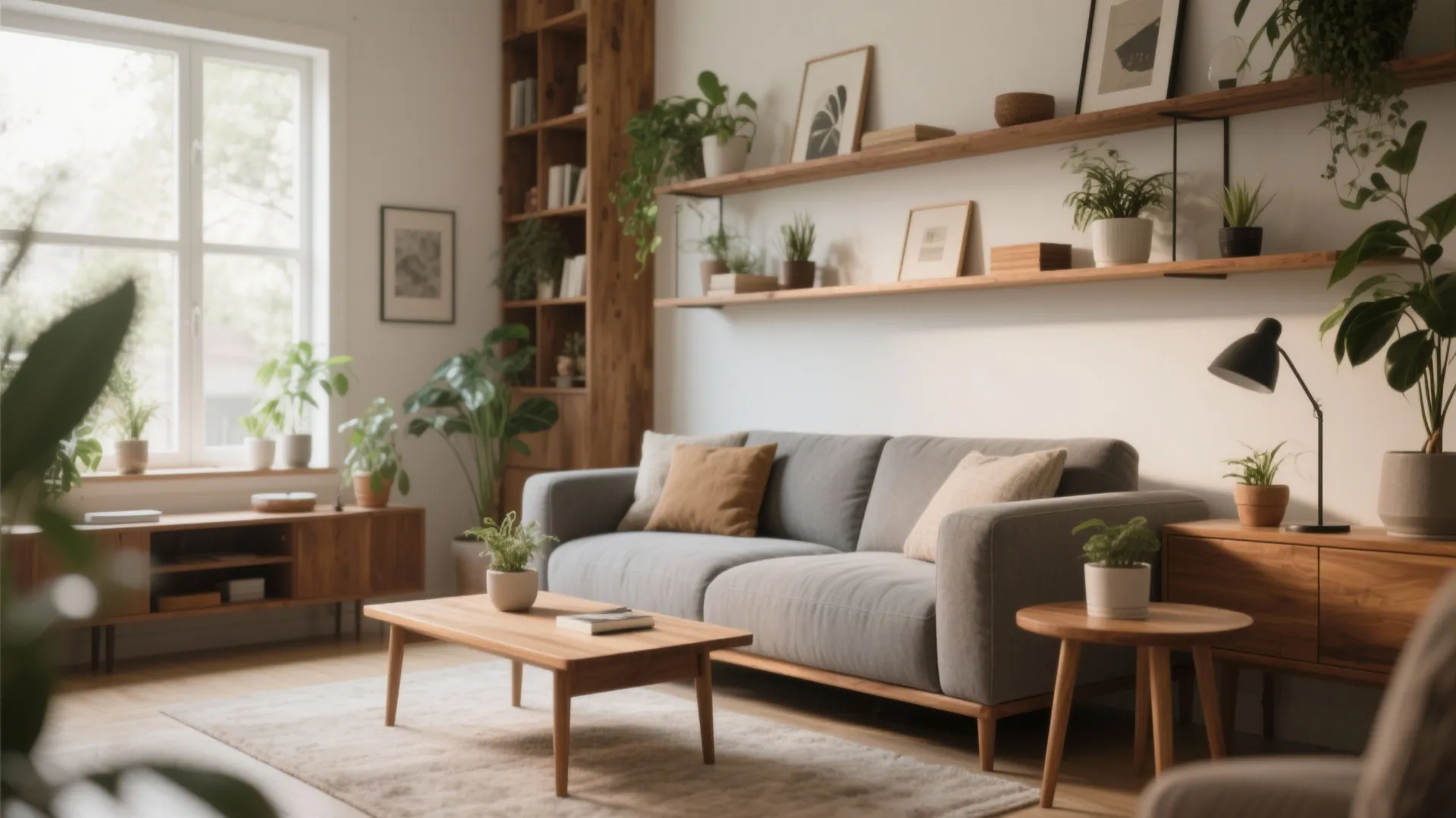 6. Warm Wood Accents