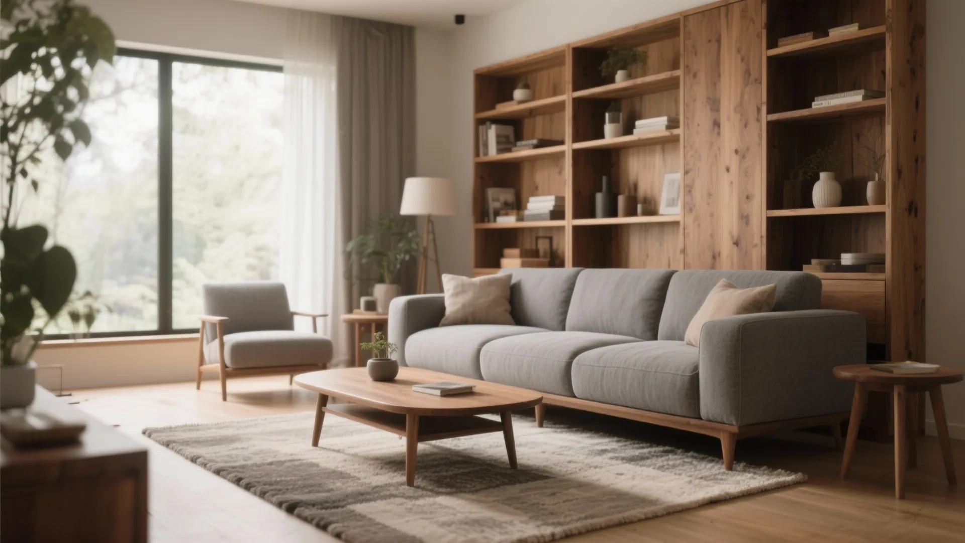 4. Natural Wood Warmth