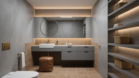 5 Grey and Tan Bathroom Ideas
