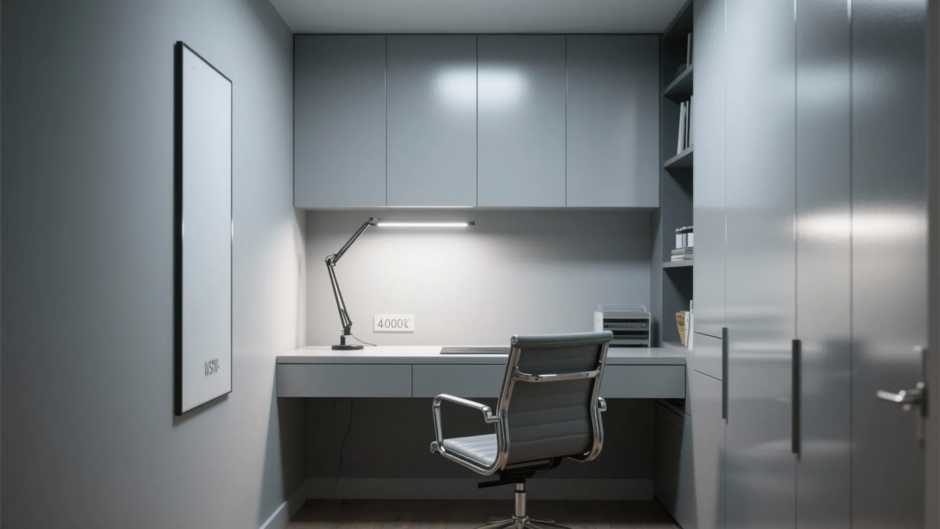 Cool Greys with Crisp Task Light