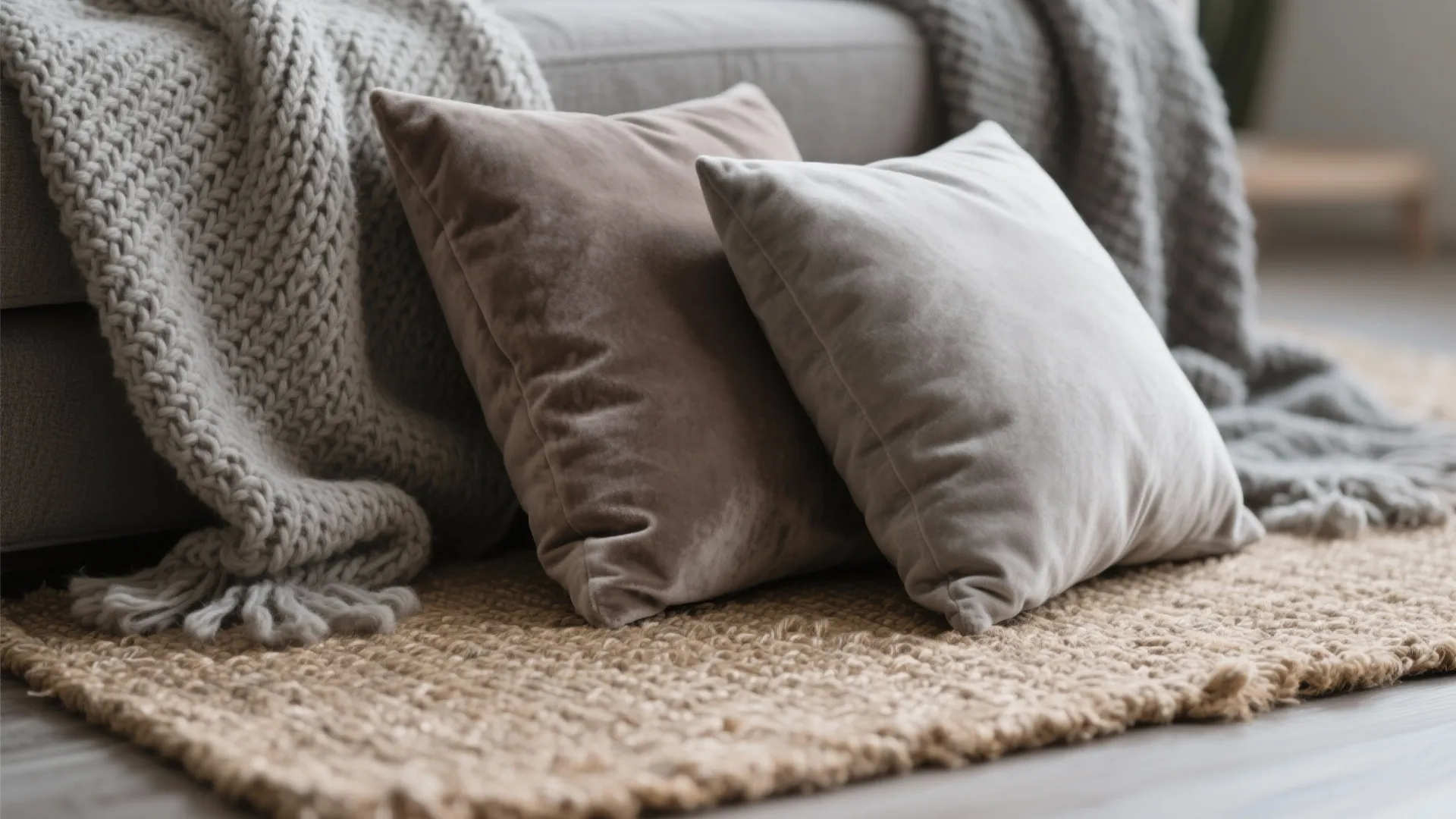 2. Layered Textures in Grey and Taupe