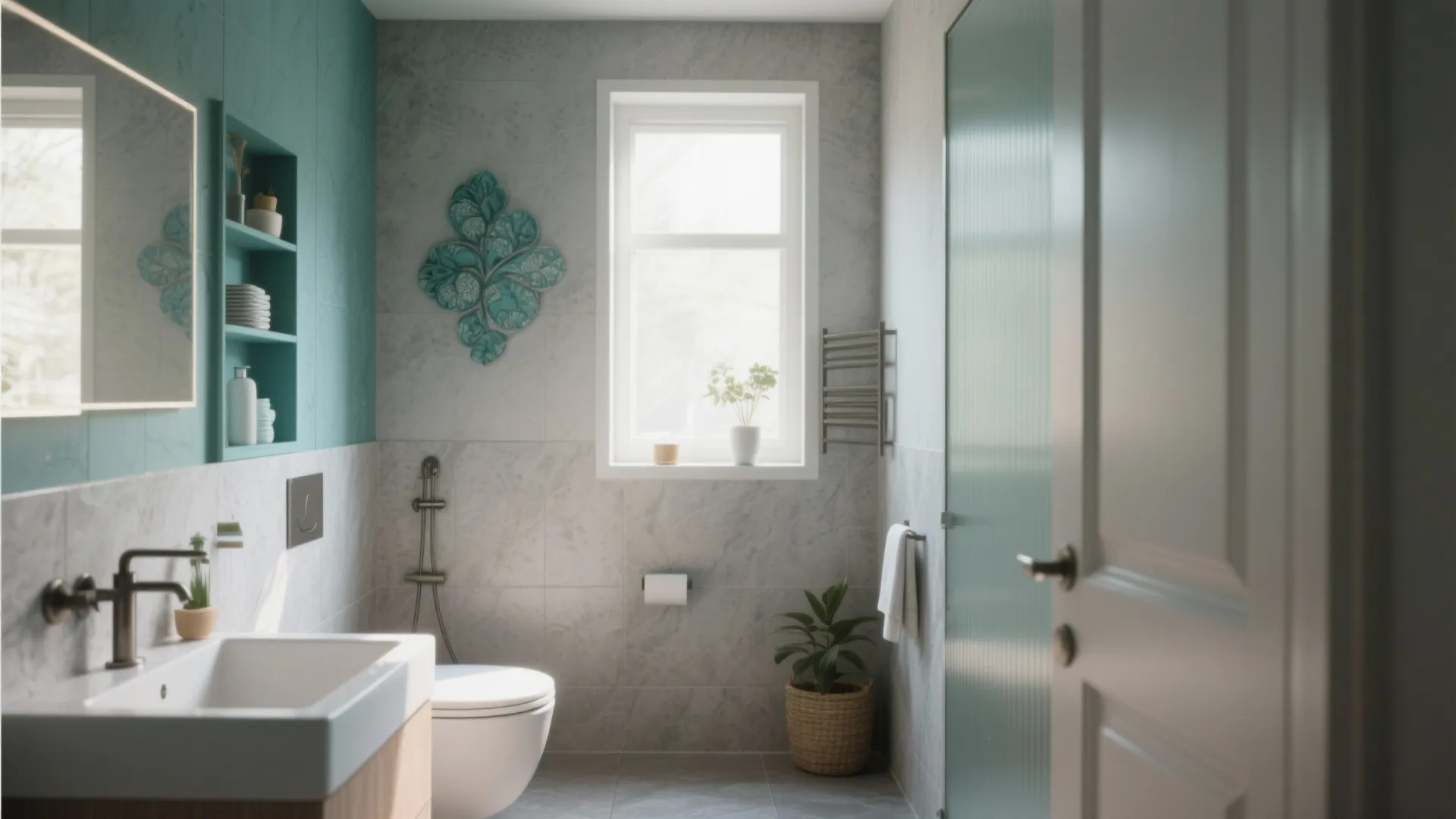 10 Grey and Teal Bathroom Ideas: Clever Ways to Style a Grey and Teal Bathroom from My Real Projects