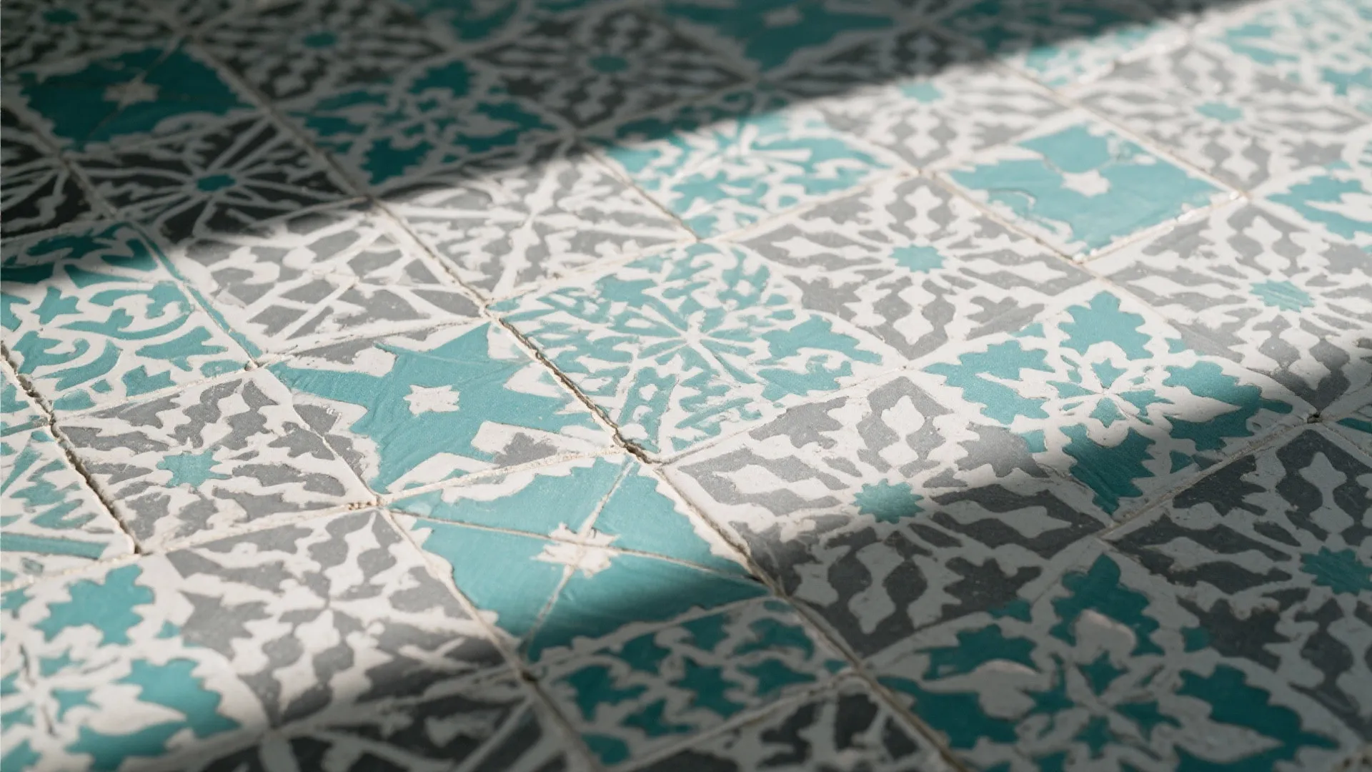 3. Patterned Floor Tiles
