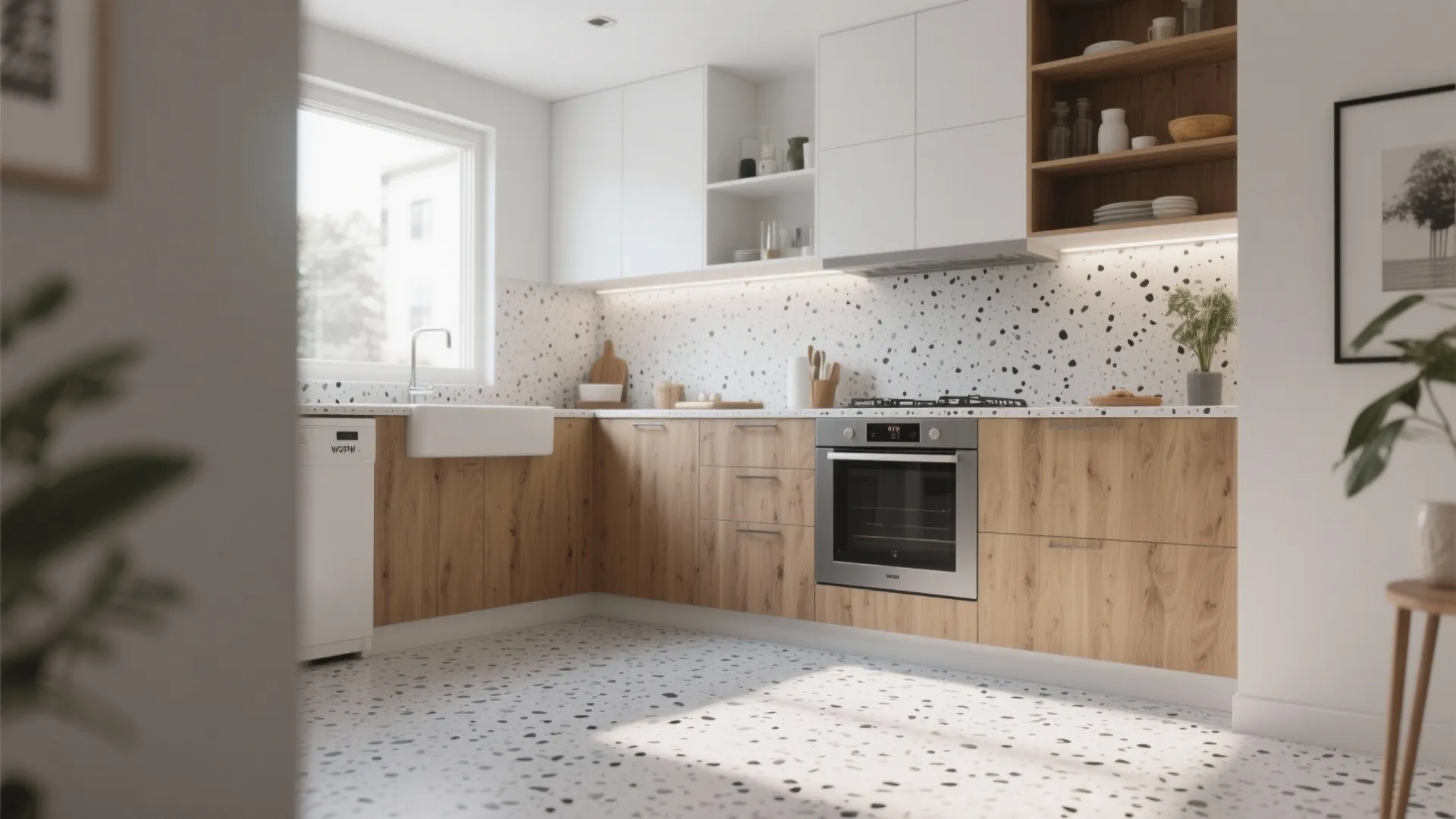 5. Grey Terrazzo