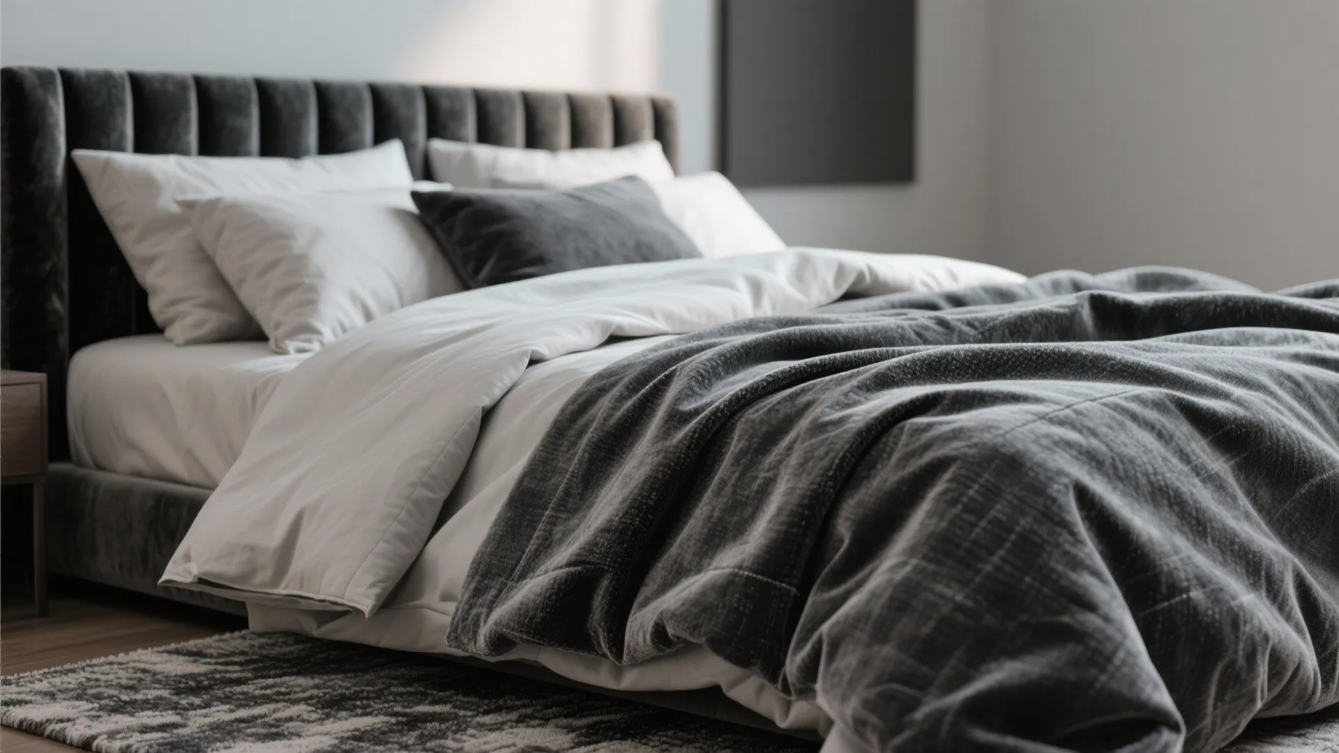 1. Monochrome Layering with Textures