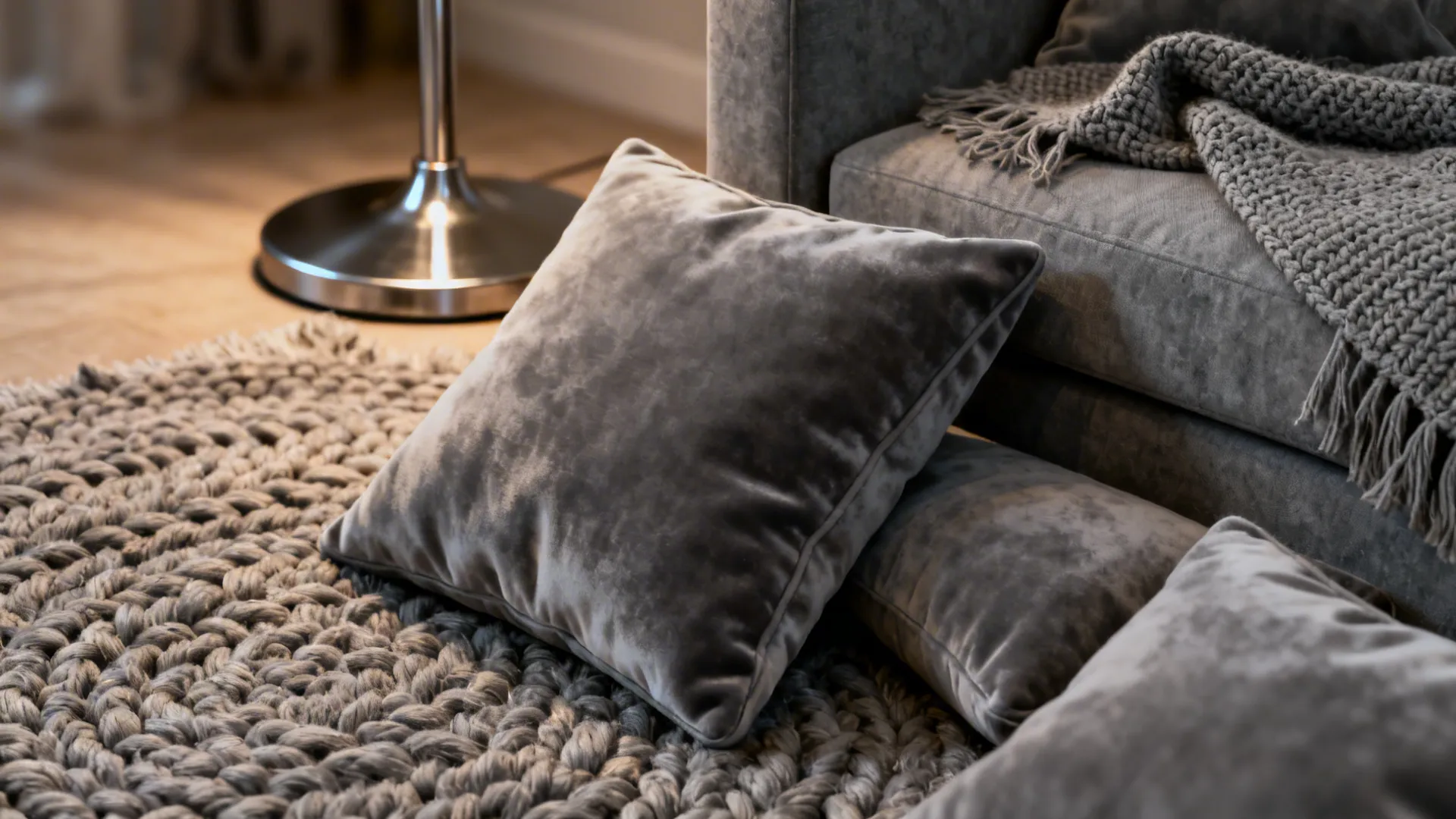 2. Layer greys with varied textures