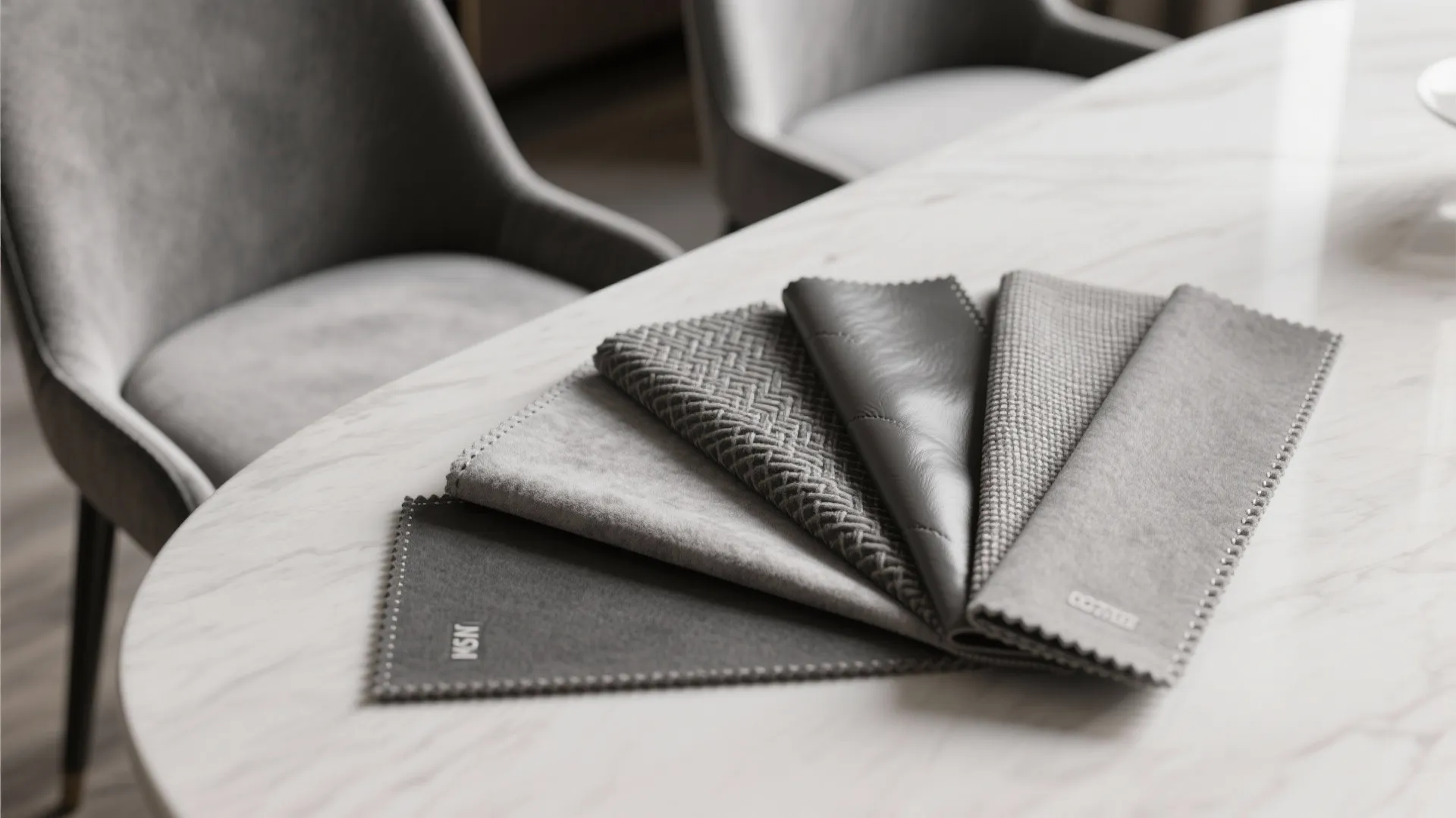 1. Monochrome harmony with texture