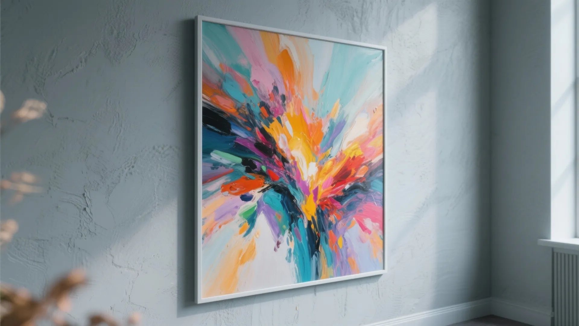 Cool Grey with Bold Artwork