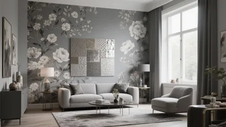 10 Grey Living Room Wallpaper Ideas