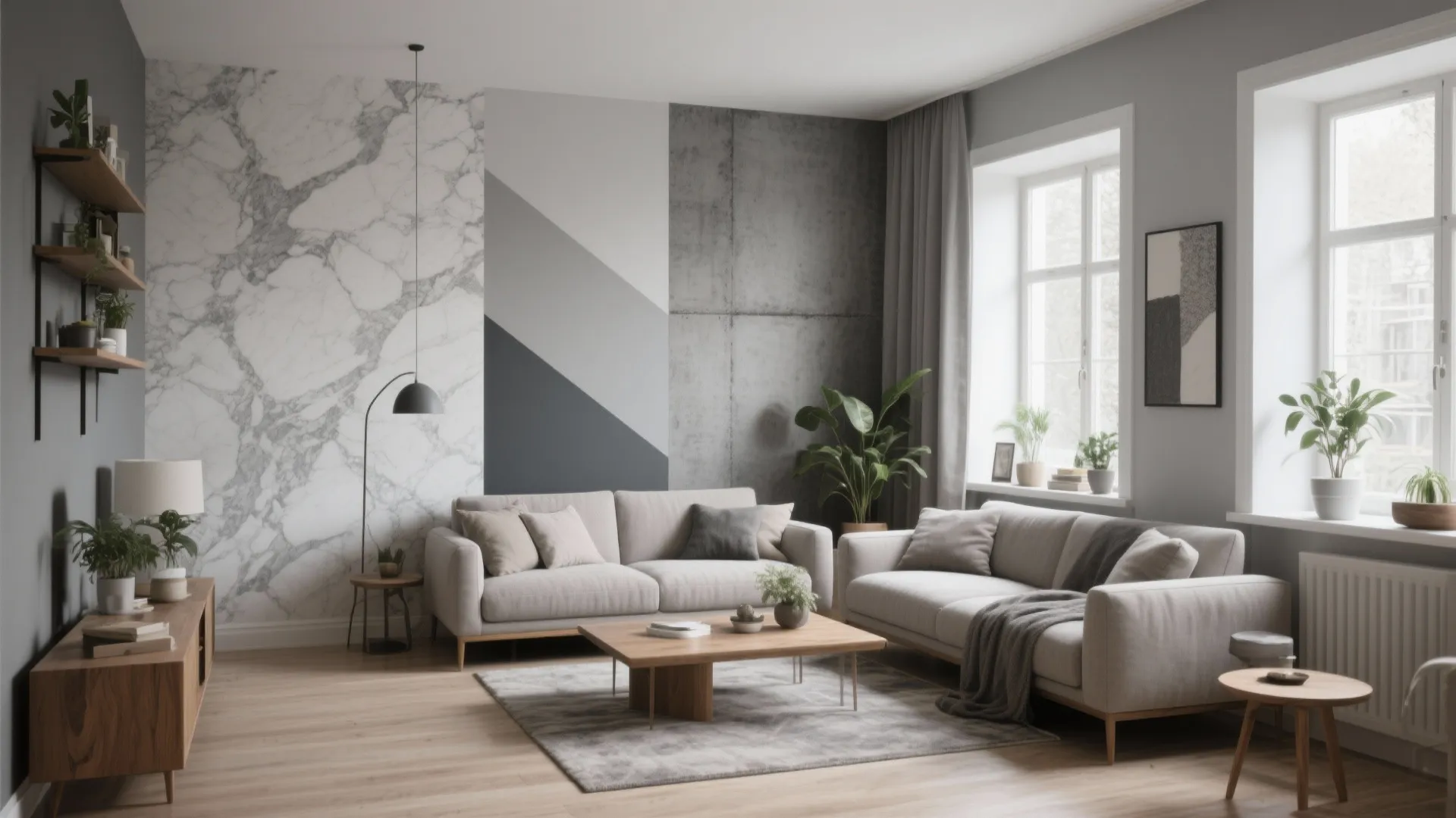 5 Grey Living Room Wallpaper Ideas: Creative and Elegant Grey Wallpaper Inspirations for Your Living Room