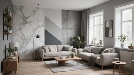 5 Grey Living Room Wallpaper Ideas
