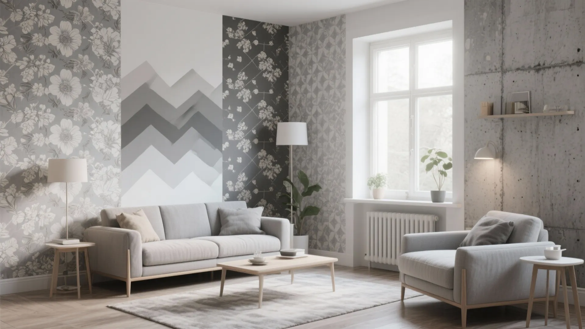 5 Stylish Grey Living Room Wallpaper Ideas: Transform Your Space with These Creative Grey Wallpaper Inspirations
