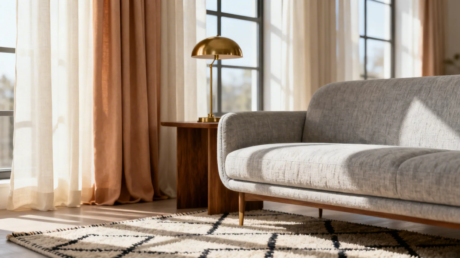 5 Curtain Ideas for Grey Walls