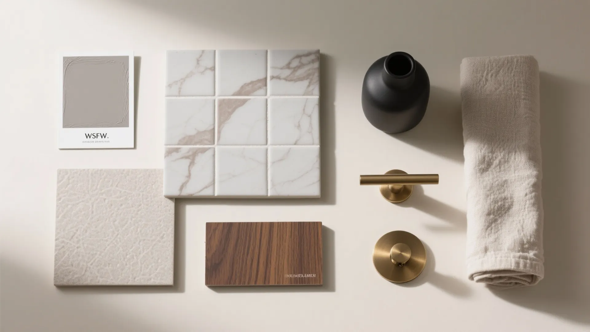 Warm Metals and Wood Accents to Soften Grey