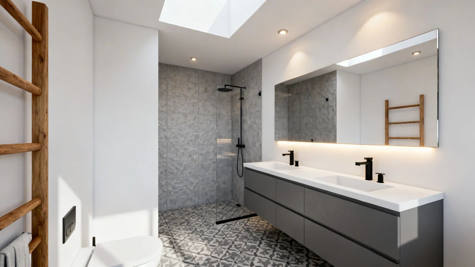 5 Grey and White Bathroom Ideas
