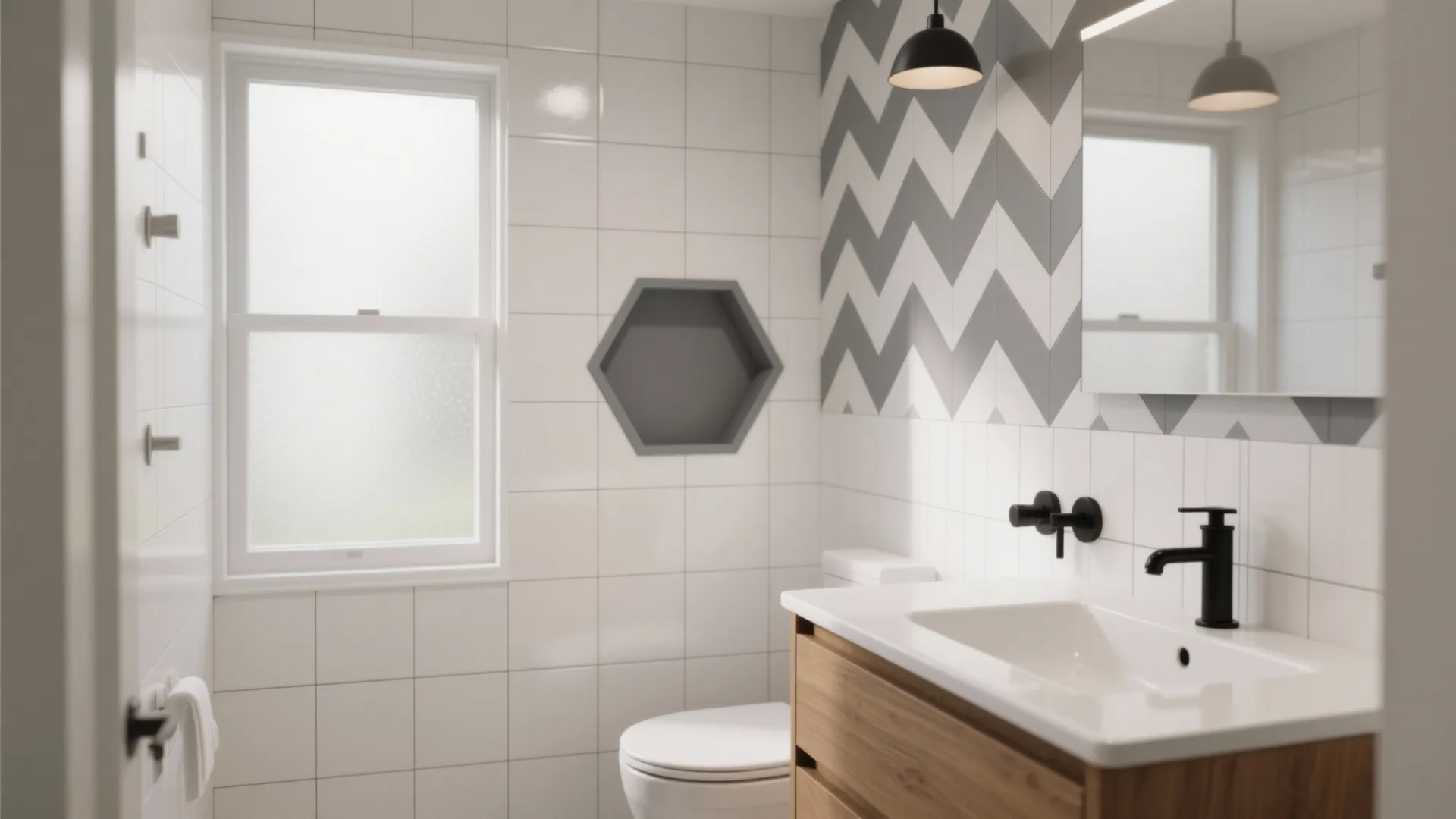 Grey & White Bathroom Ideas — 5 Inspiring Layouts: Creative small-bathroom solutions using grey and white tiles, with practical tips from a senior interior designer