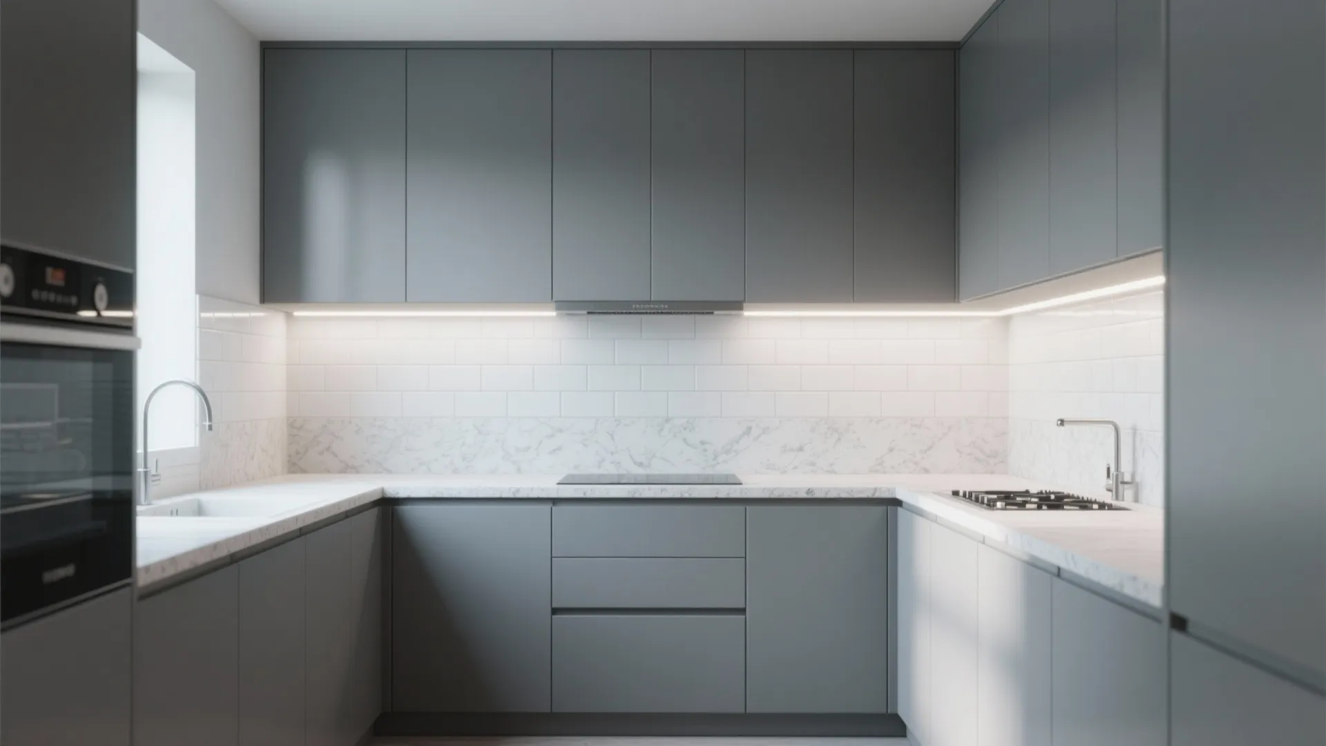 2. Grey and White Contrast: keep it bright