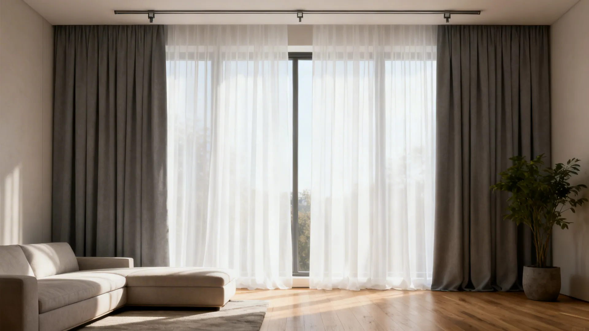 Grey & White Living Room Curtains — 5 Fresh Ideas