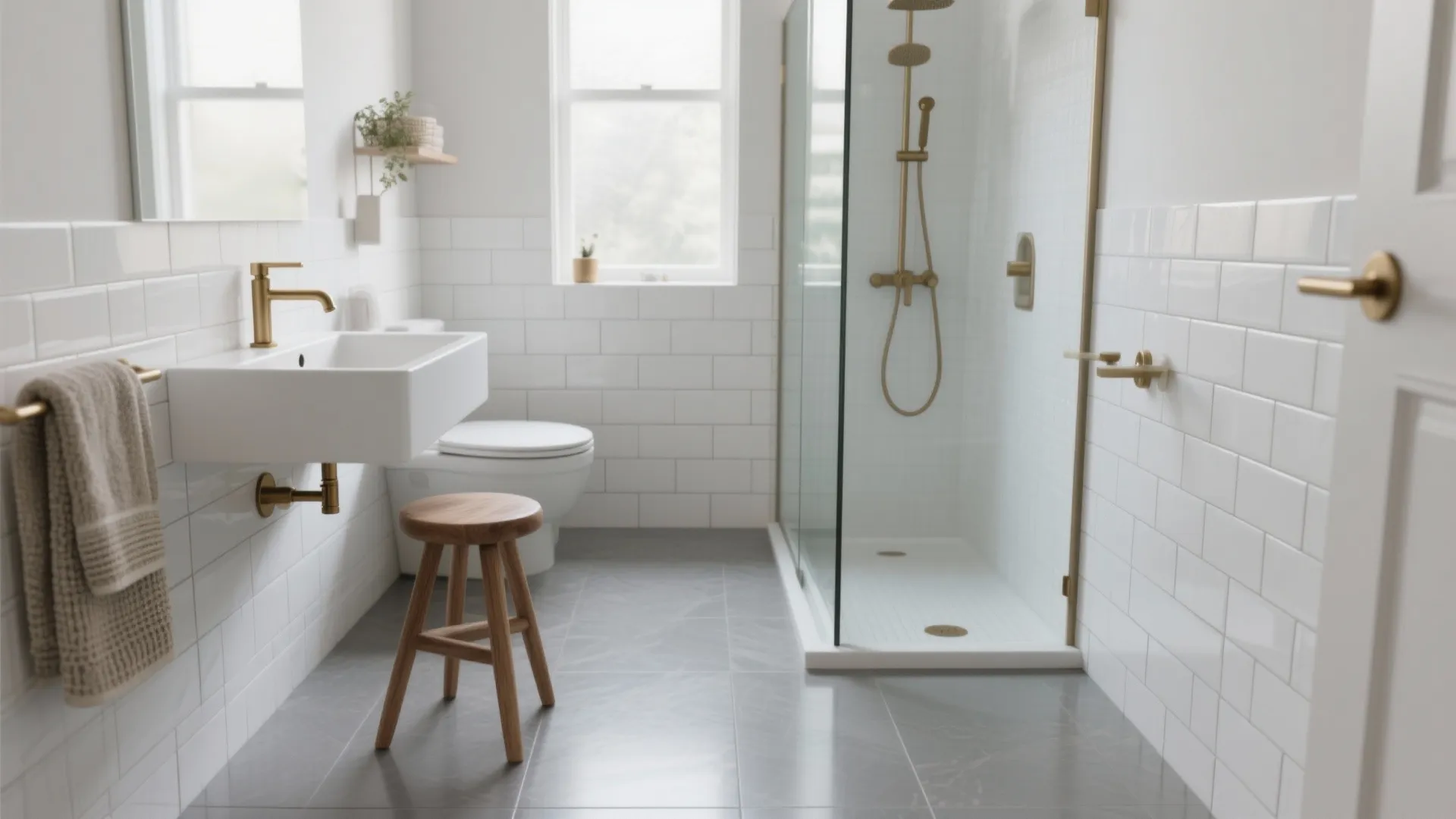 5 Grey and White Bathroom Tiles Ideas: Small bathrooms, big creativity: my tried-and-true tile strategies for calm, bright, modern spaces