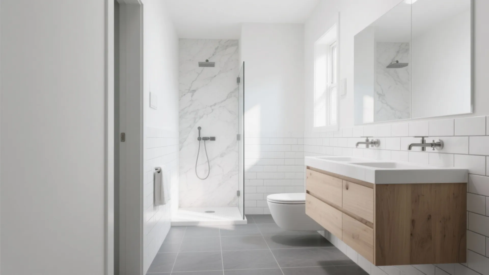 5 Ideas for Grey and White Bathroom Tiles