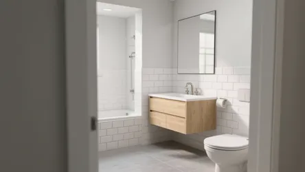 5 Grey & White Bathroom Tile Ideas