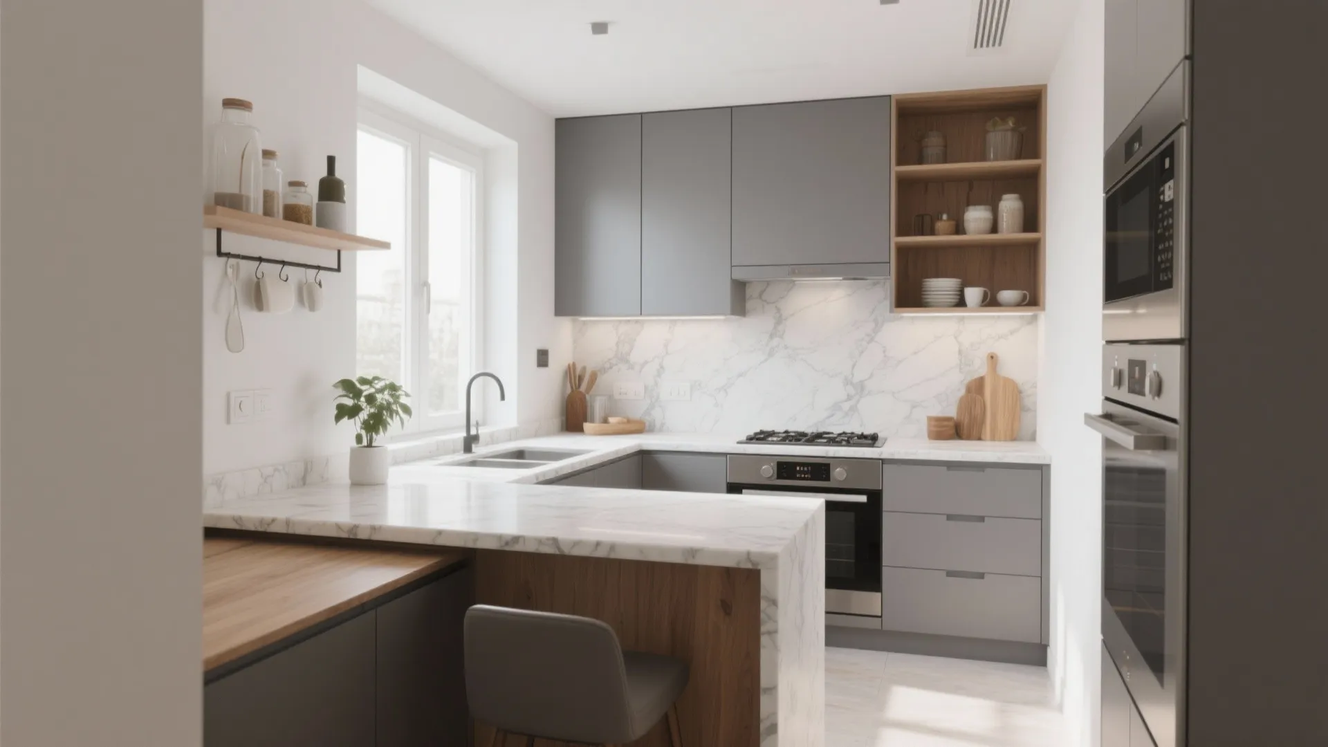 5 Grey and White Kitchen Ideas: Creative Grey and White Kitchen Inspirations from My Design Journey