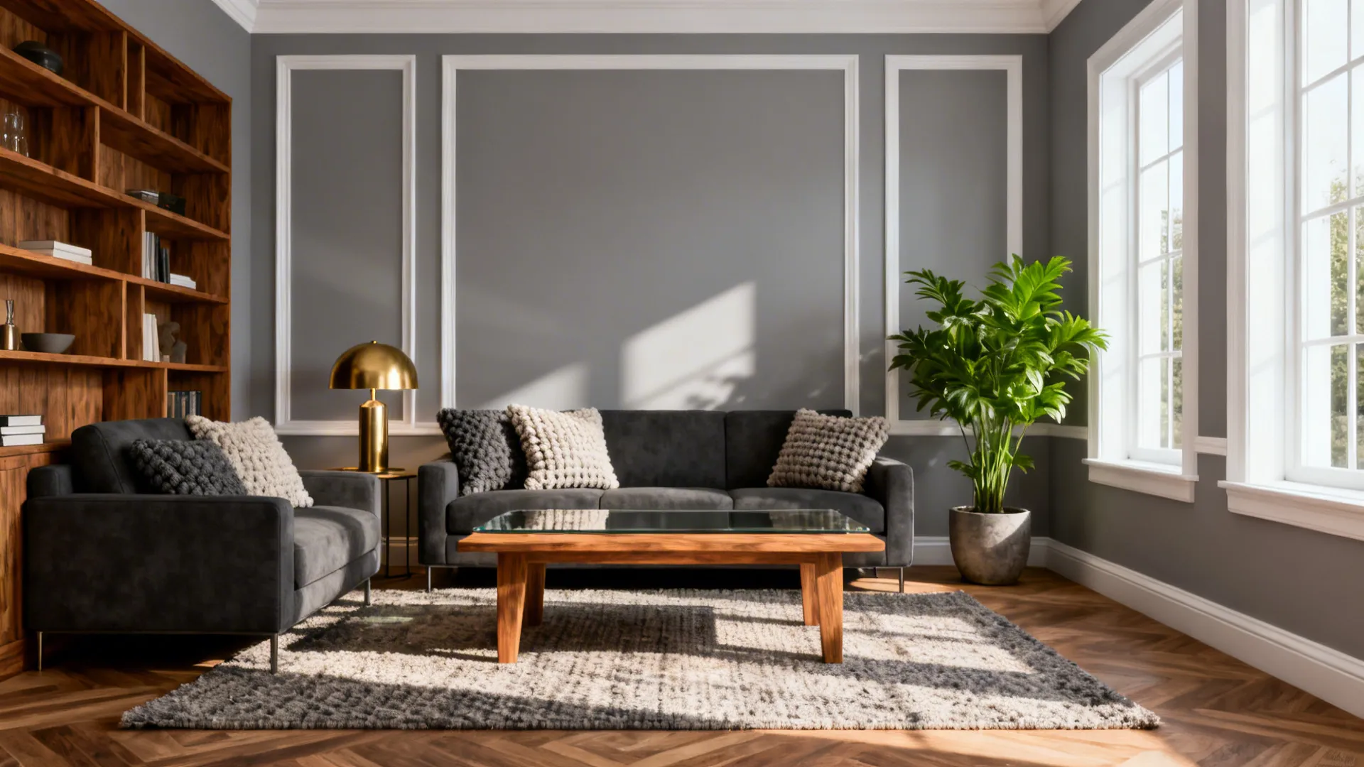 5 Grey and White Living Room Ideas: Fresh grey and white living room decor ideas I’ve used in small and modern homes