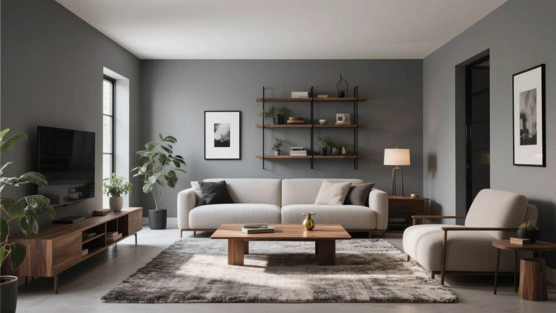 Contrast with Black, Soften with Wood