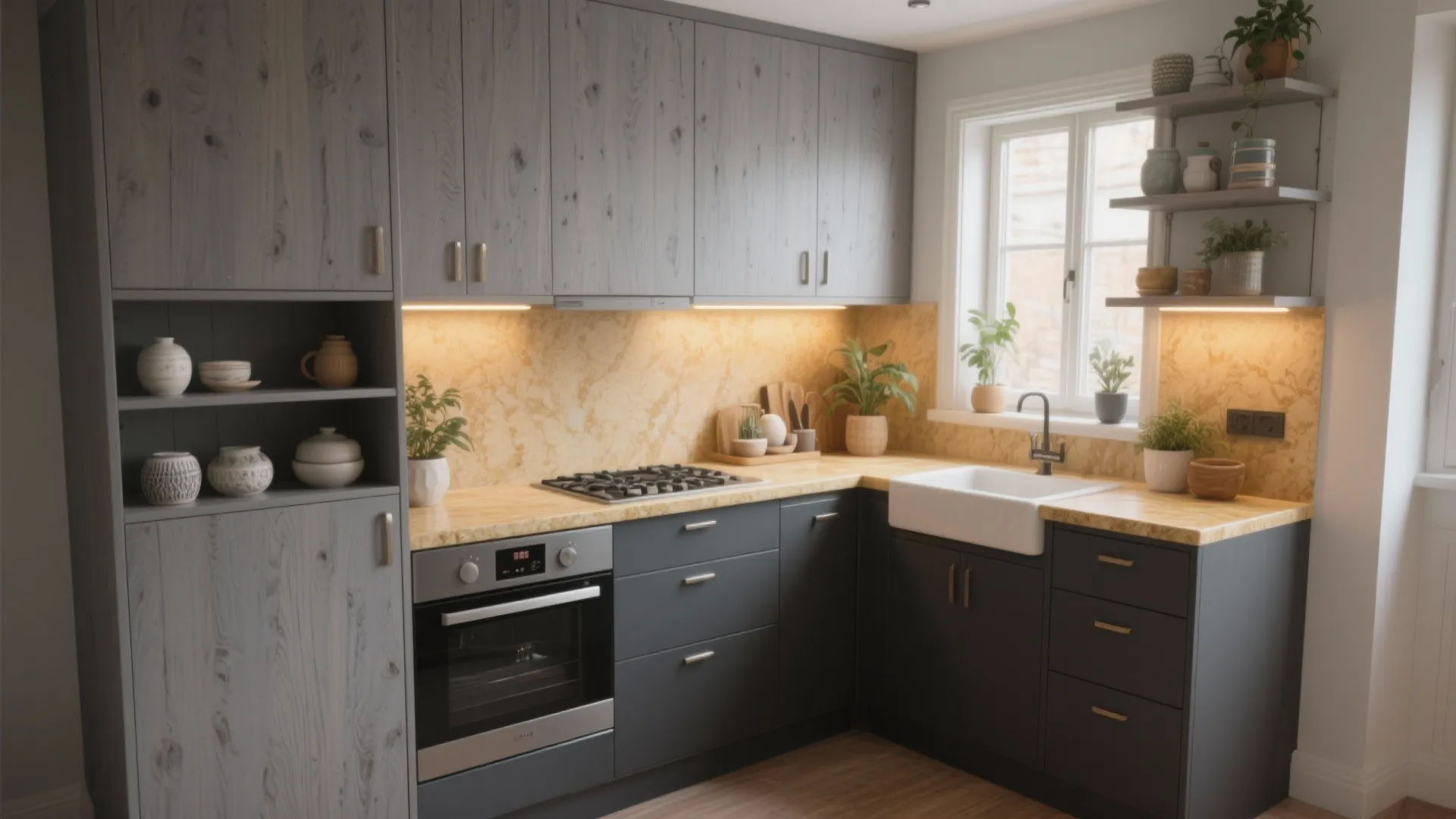 5 Grey Wood Kitchen Ideas: Practical small-space grey wood kitchen inspirations from a senior designer