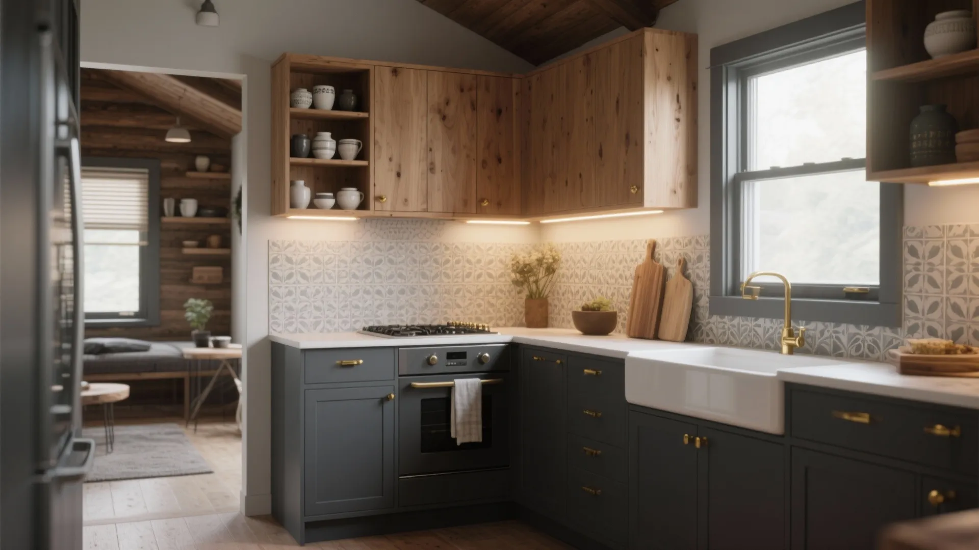 5 Creative Ideas for Grey Kitchen with Wood Cabinets: How I transformed small kitchens using grey tones and warm wood—practical tricks from a 10+ year designer