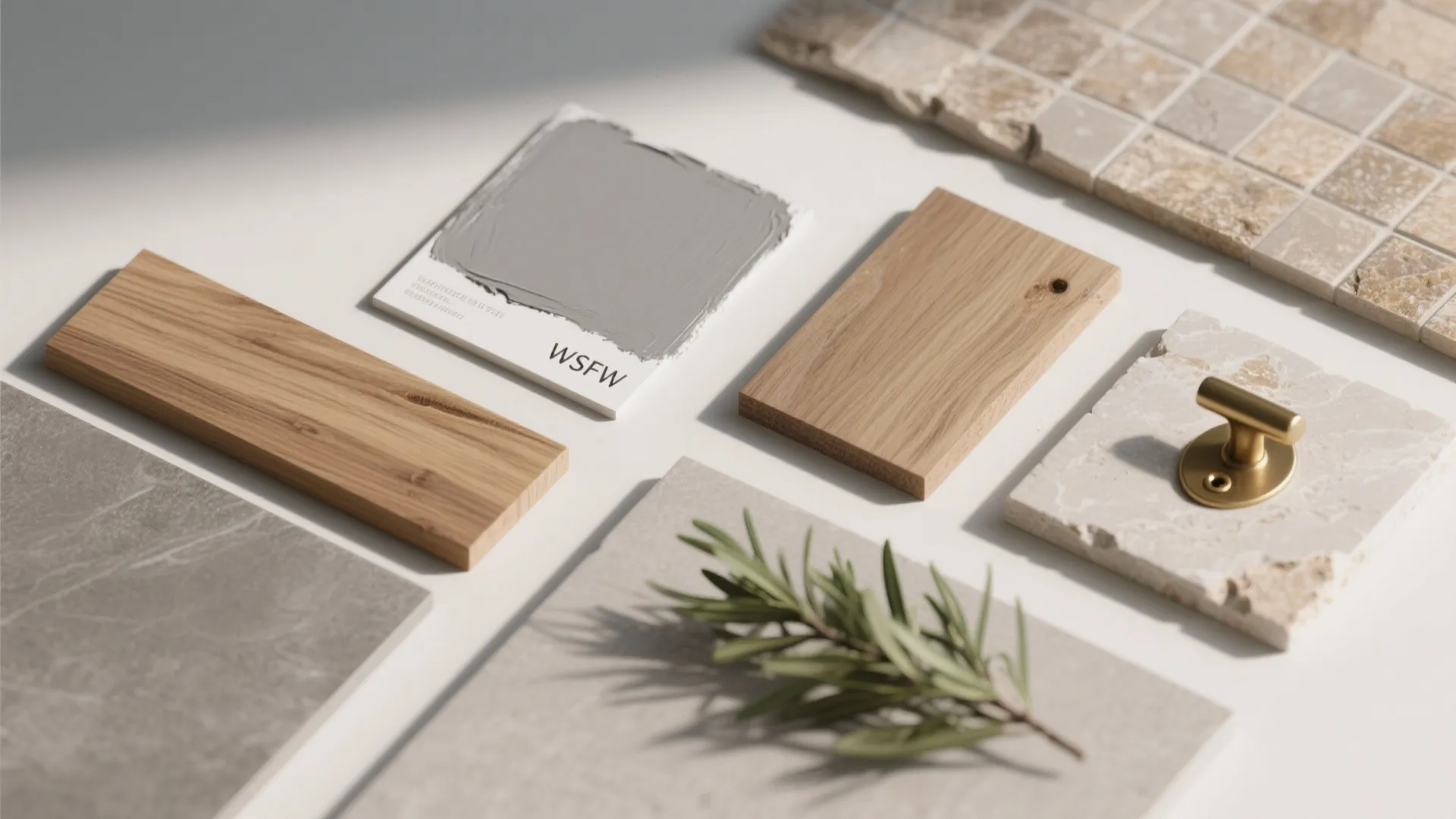 3. Pairing Grey with Natural Wood and Stone