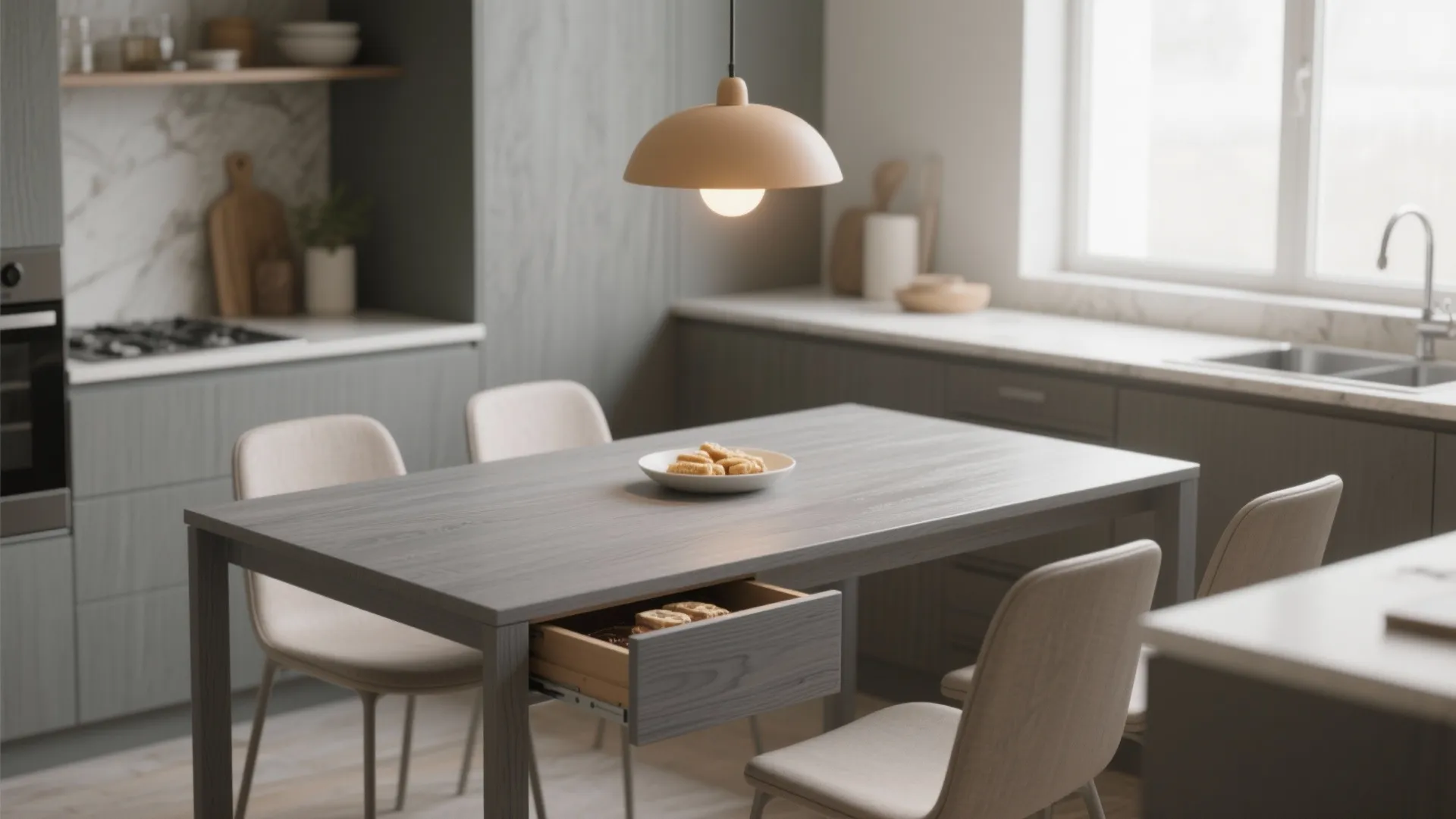5 Smart Ideas for Grey Wood Kitchen Tables: Small kitchen? Here are 5 practical, stylish ways I’ve used grey wood kitchen tables to transform tight spaces