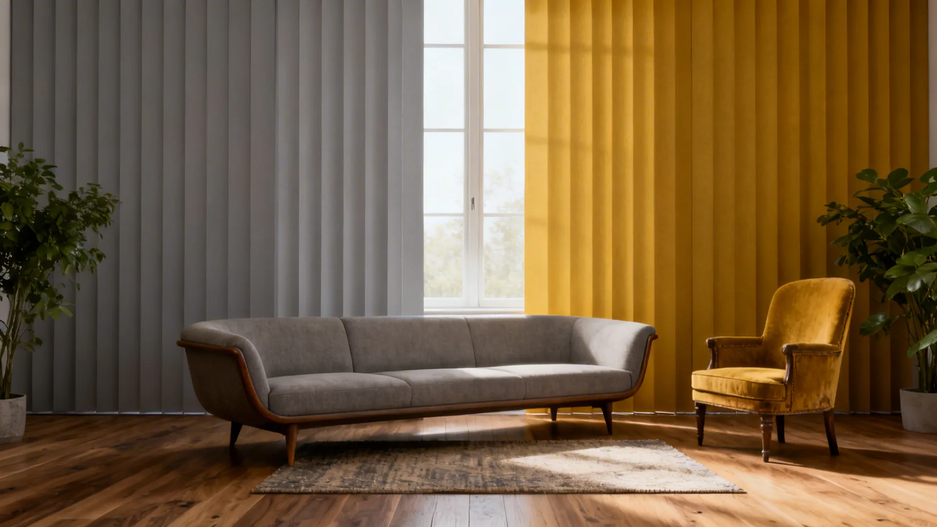 5 Stylish Ideas for Grey and Yellow Living Room Curtains