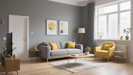 10 Grey and Yellow Living Room Ideas
