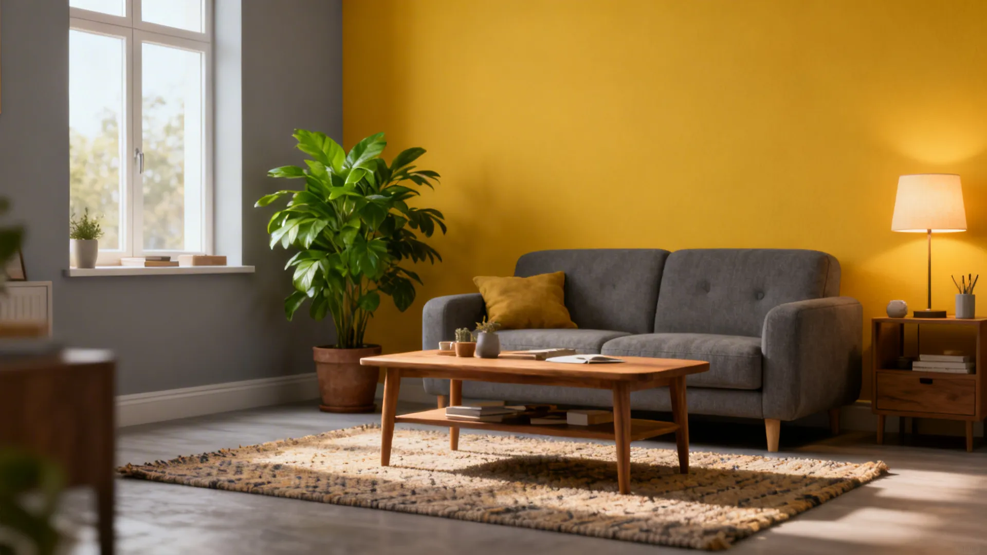 5 Grey and Yellow Living Room Ideas