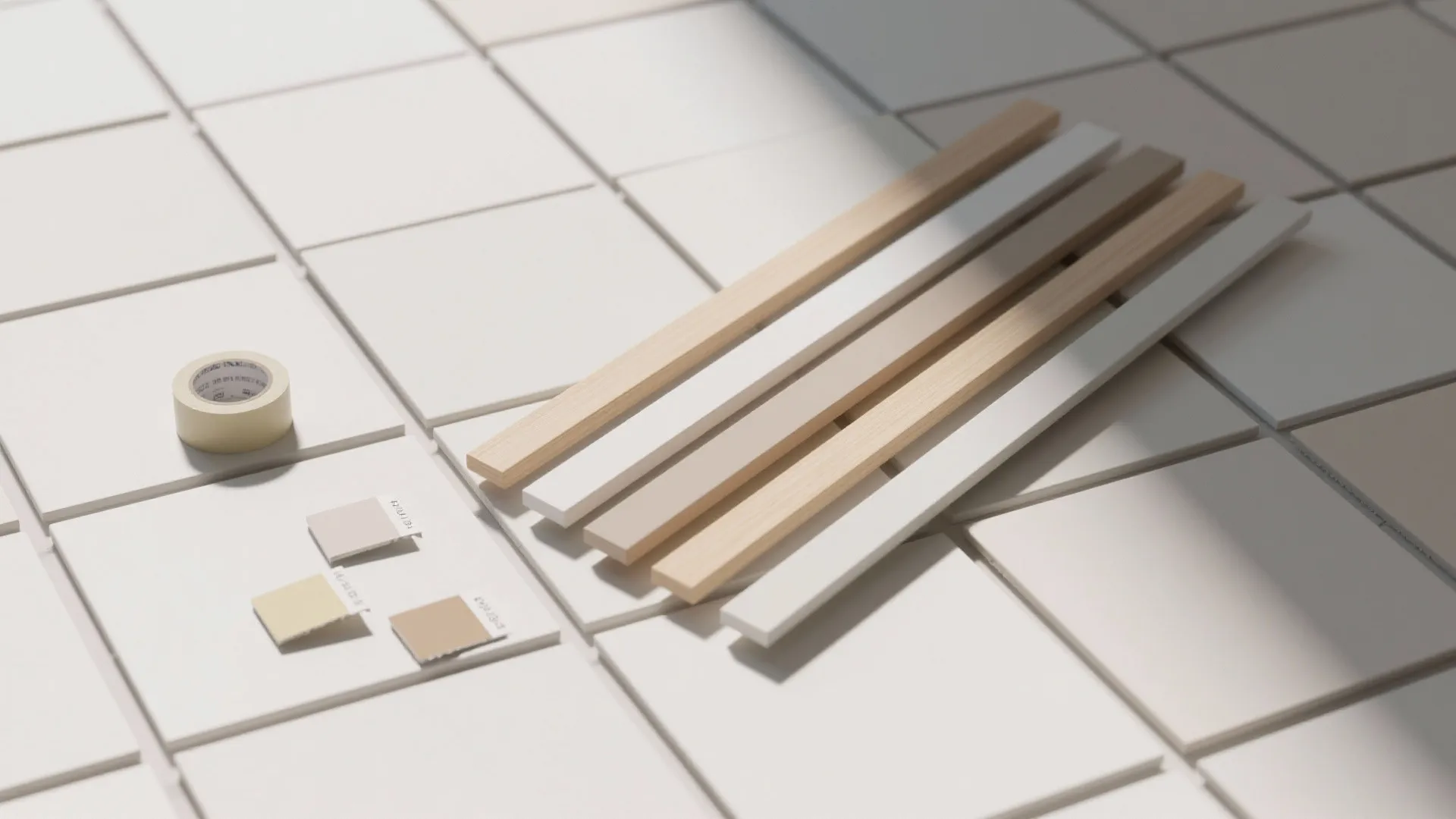 Geometric Grid Paneling with Two-Tone Color