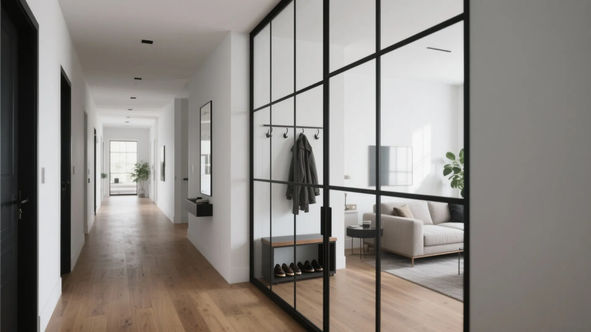 Black-Framed Grid Glass for Definition and Drama