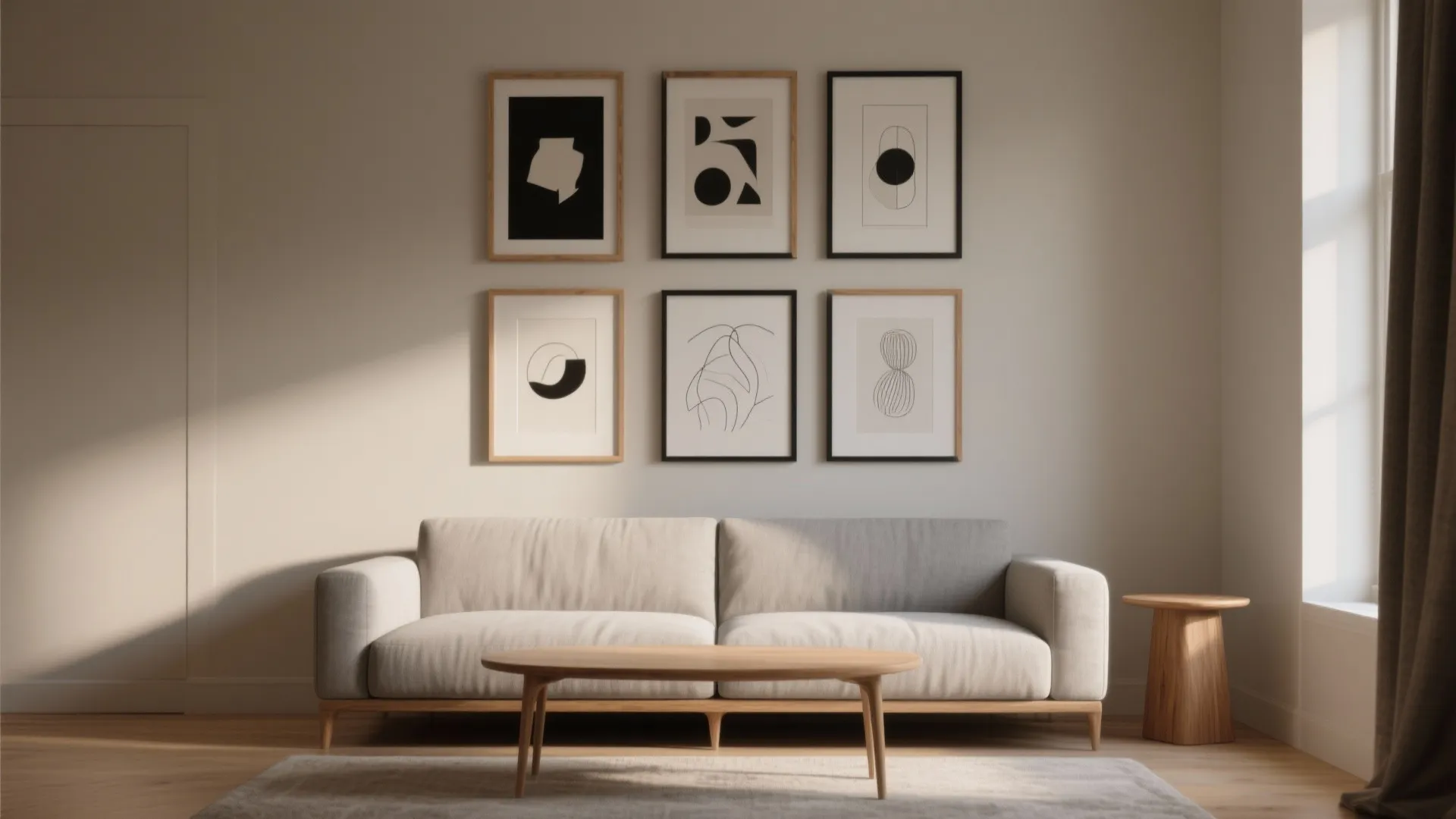 Minimalist Grid Gallery for Balance