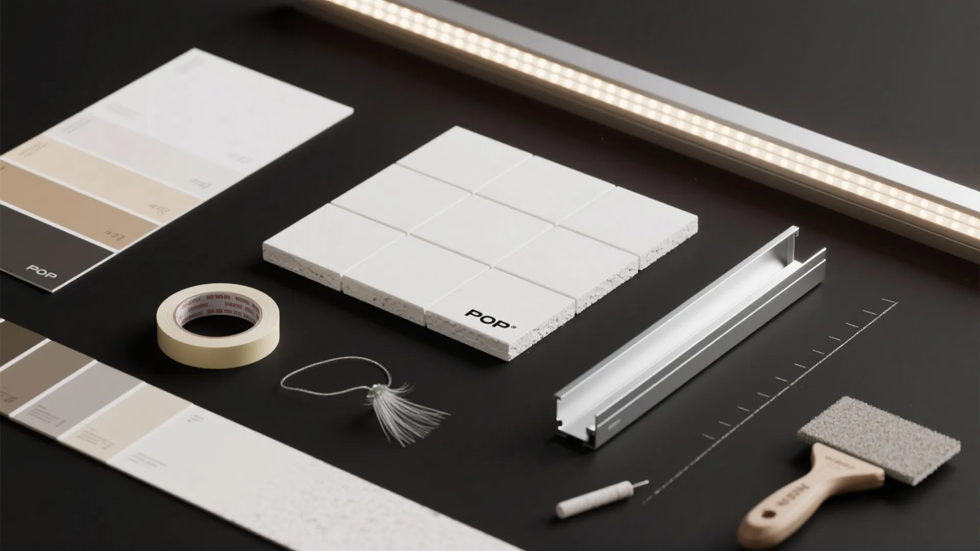 Geometric Grids with Hidden Lighting