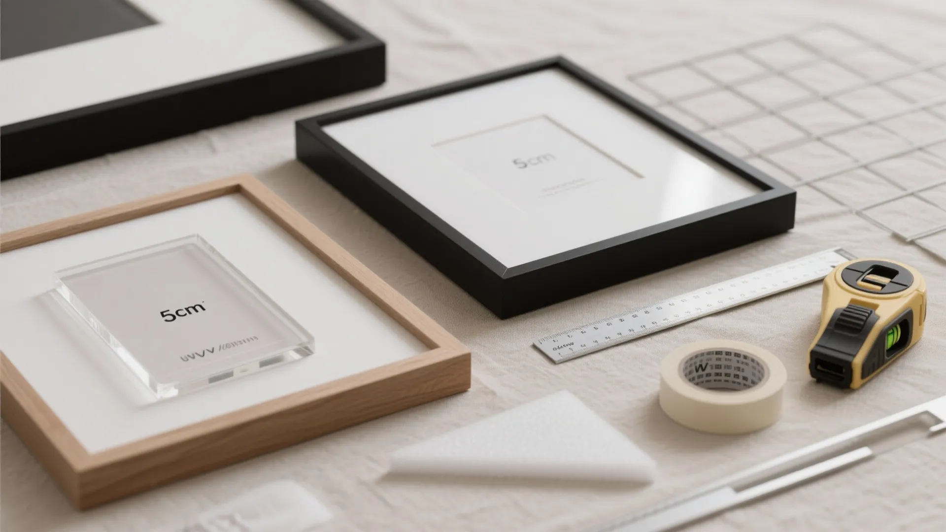 1) Minimal Gallery Grid for Calm