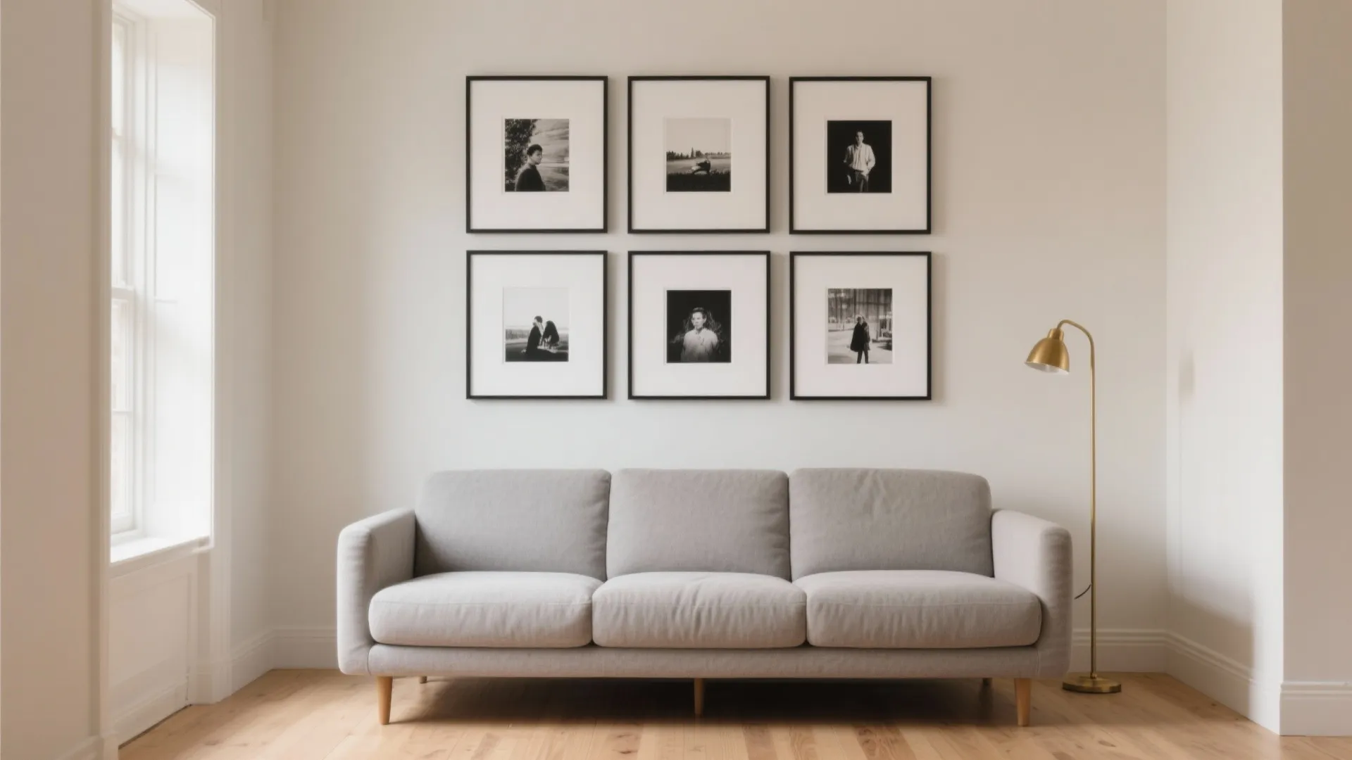 Idea 1: The Relaxed Grid Above the Sofa