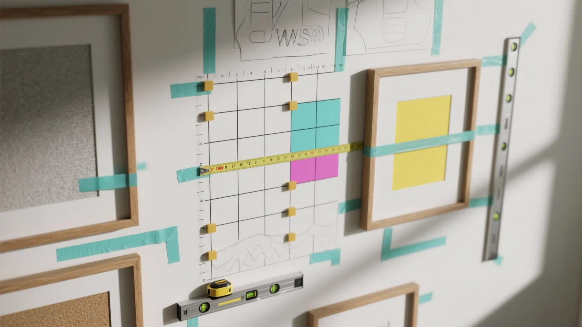 5. Grid with a Twist: Color and Texture