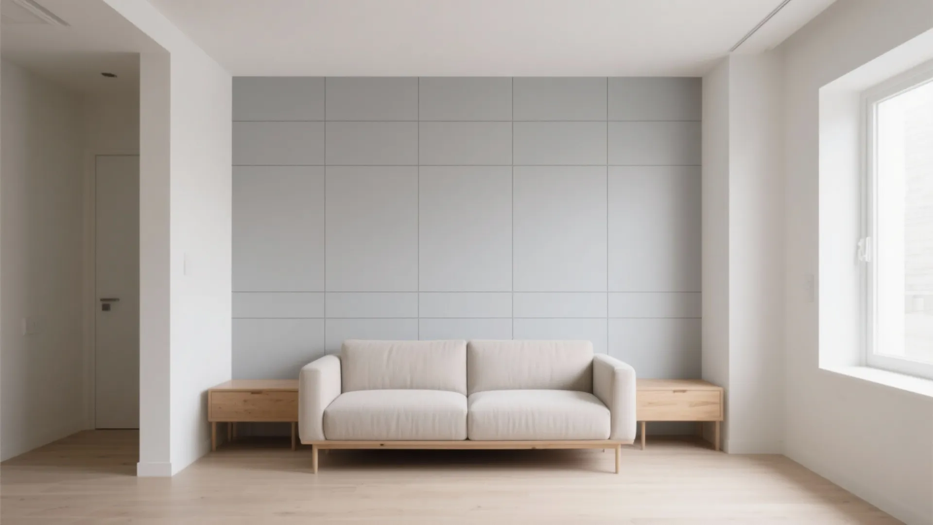 Minimalist Grid Lines for Tight Rooms