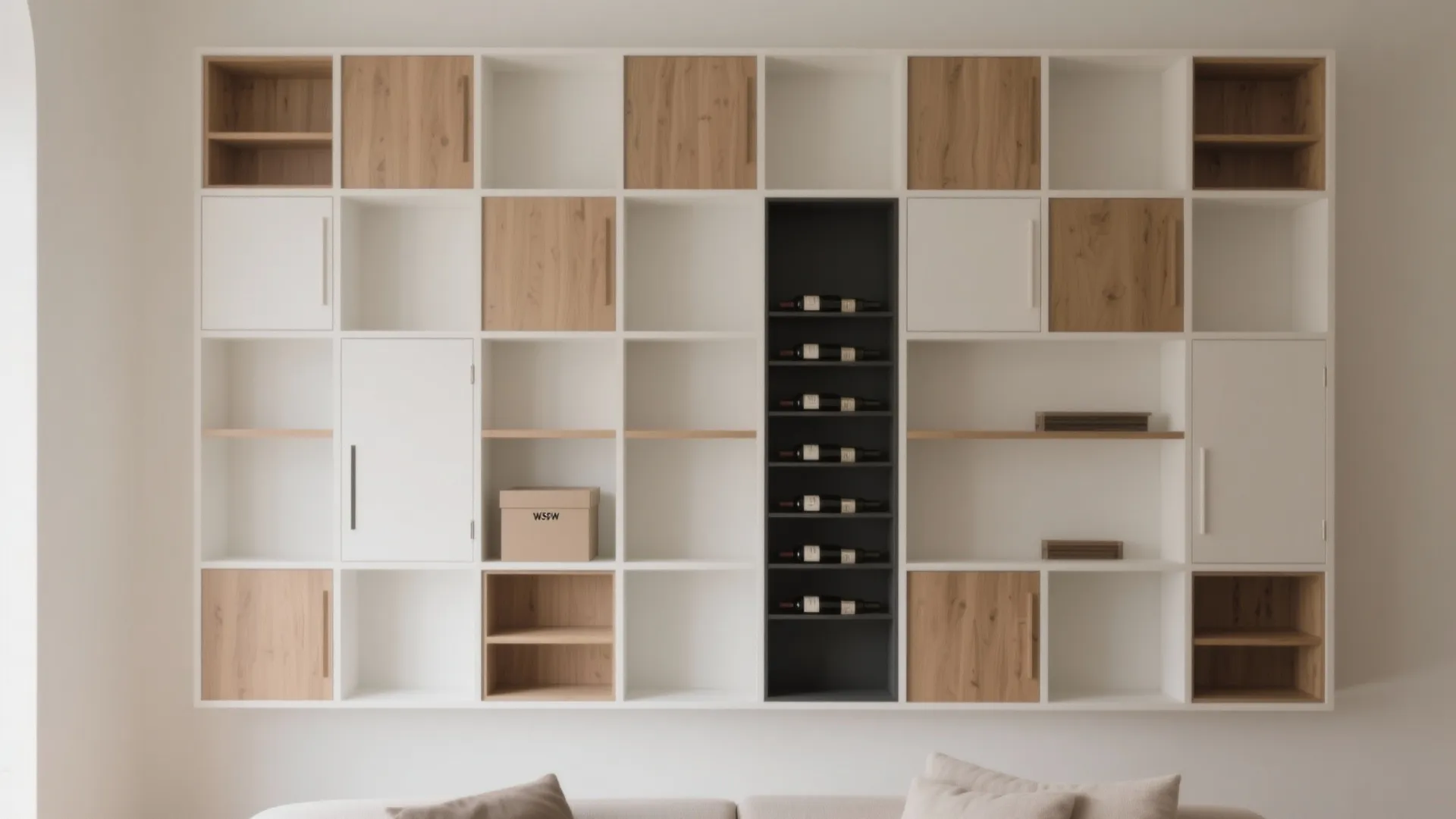 Modular Grid Shelves