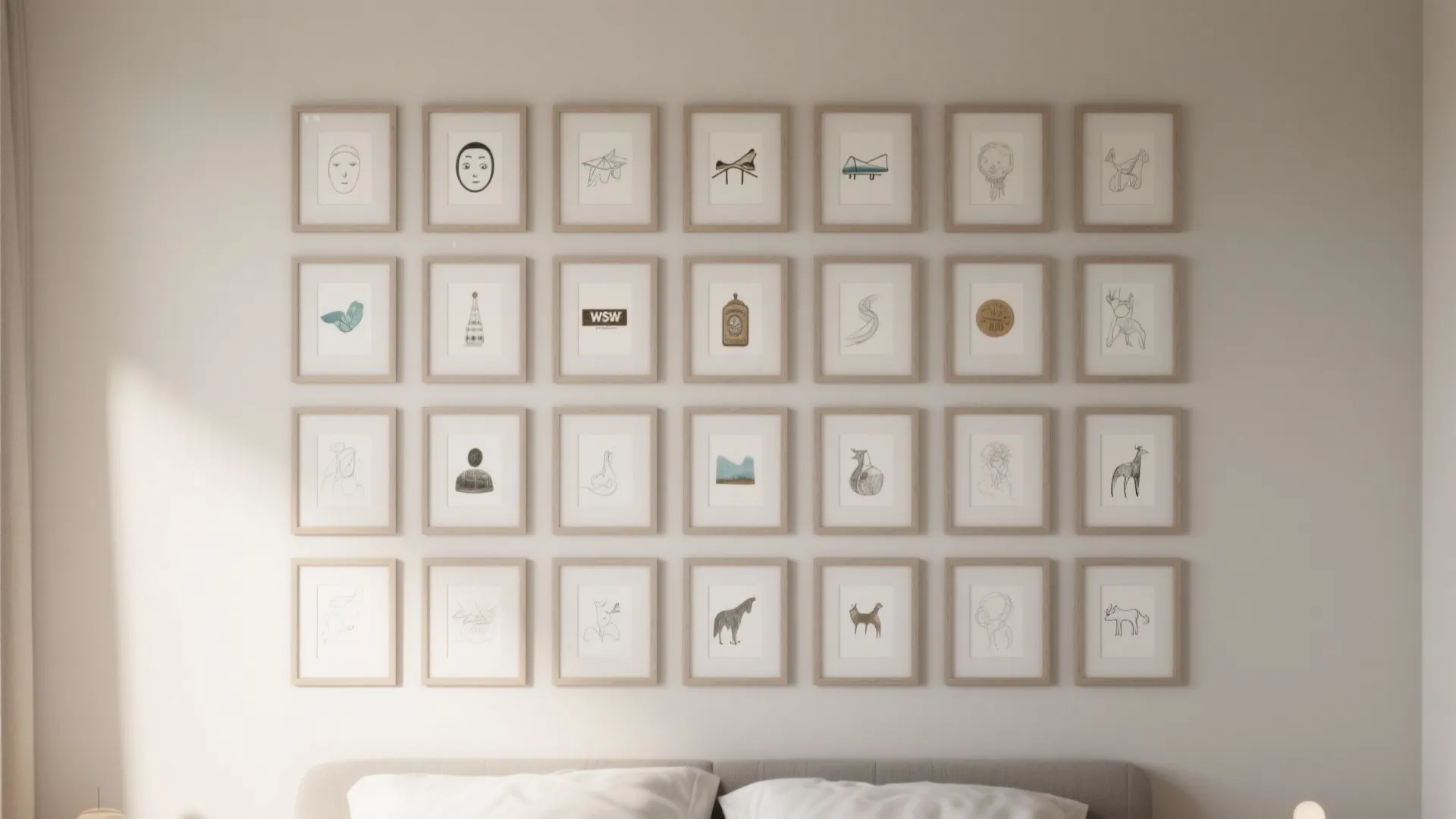 5. Grid of Tiny Illustrations