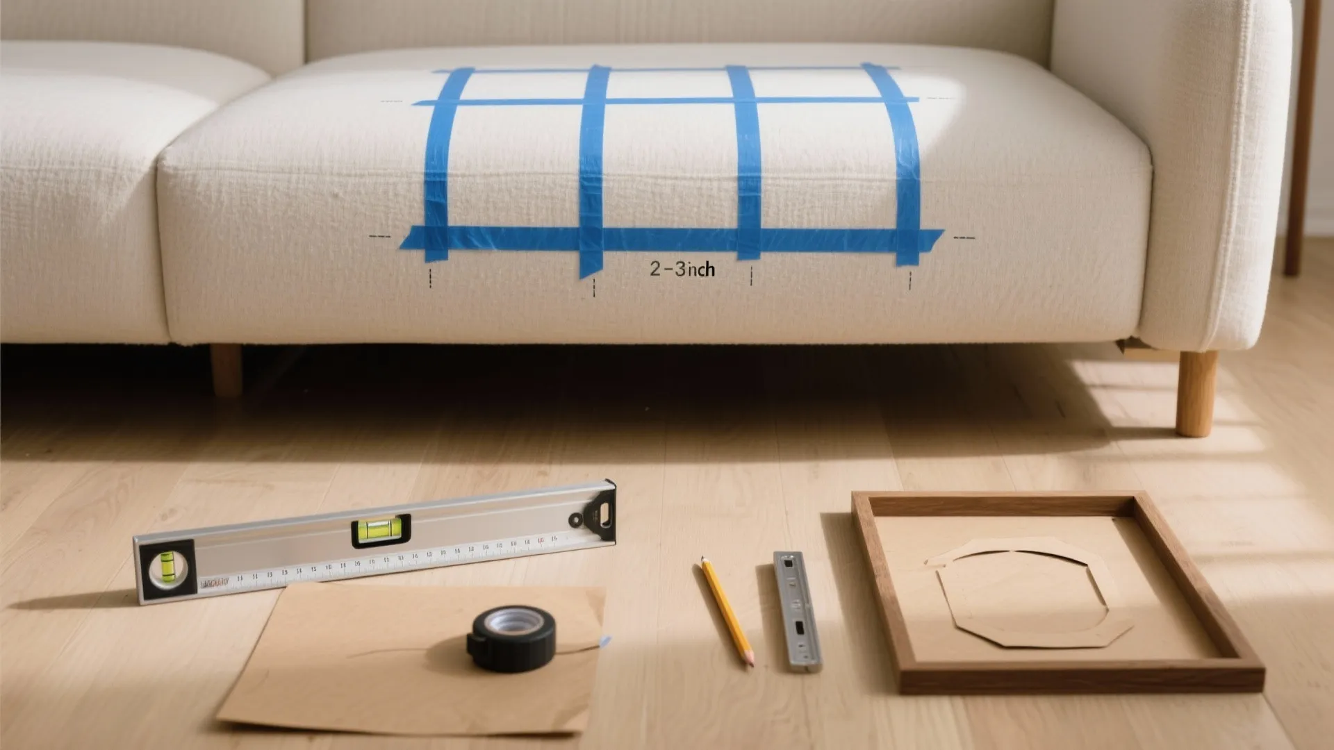 Idea 1: The Relaxed Grid Above the Sofa