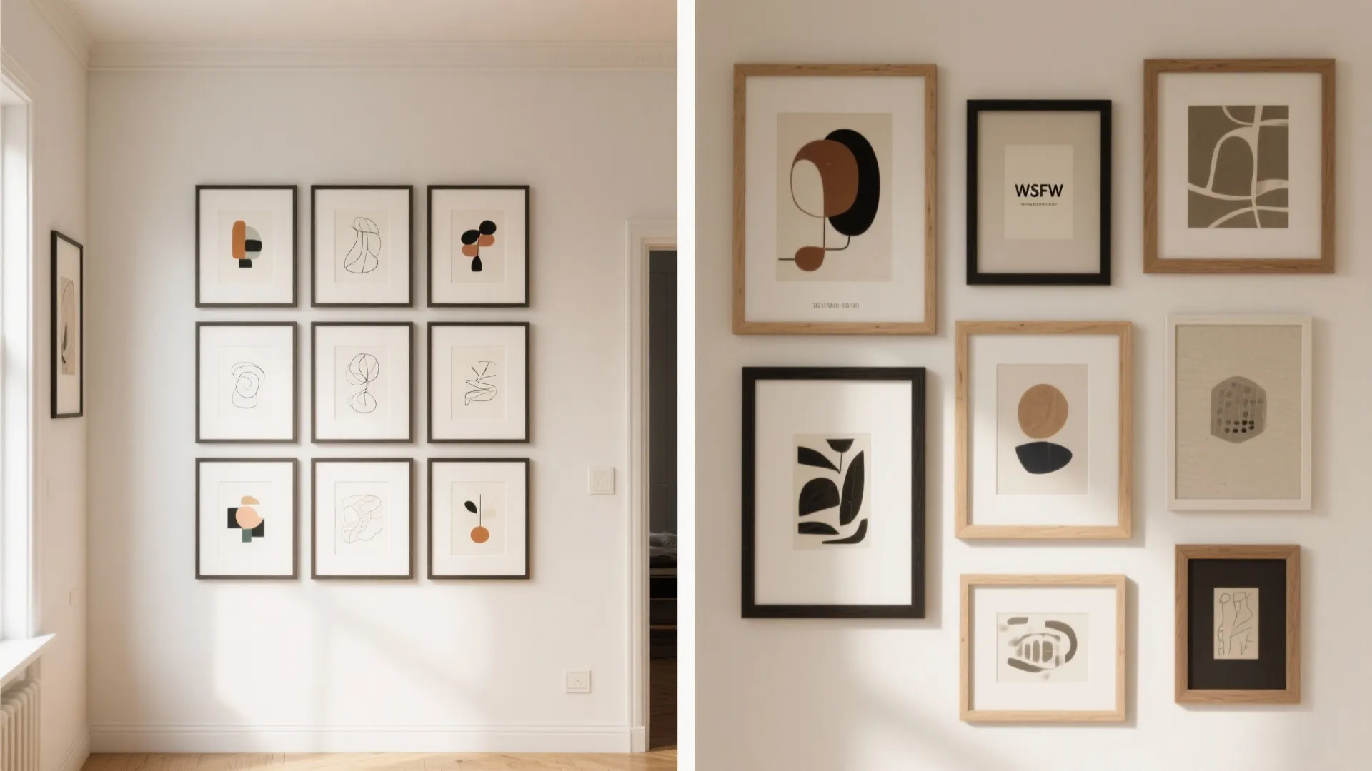 Grid vs. Salon Gallery Walls: Choosing Your Rhythm